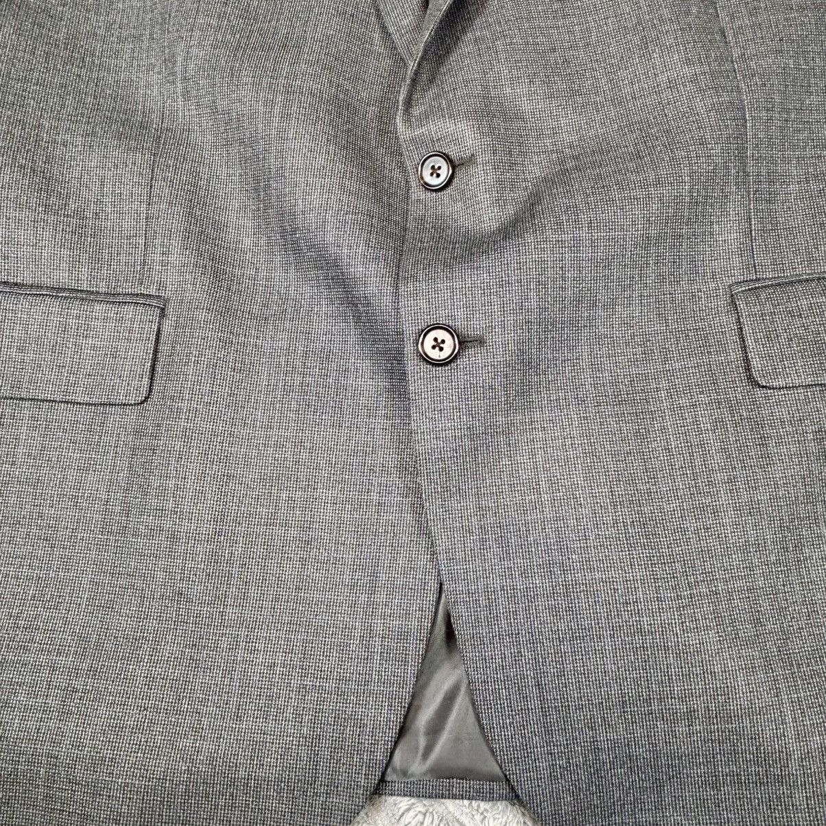 Ralph Lauren Ralph Lauren Sport Coat Men 48 R gray Houndstooth Silk Wool Size 48R - 13 Thumbnail