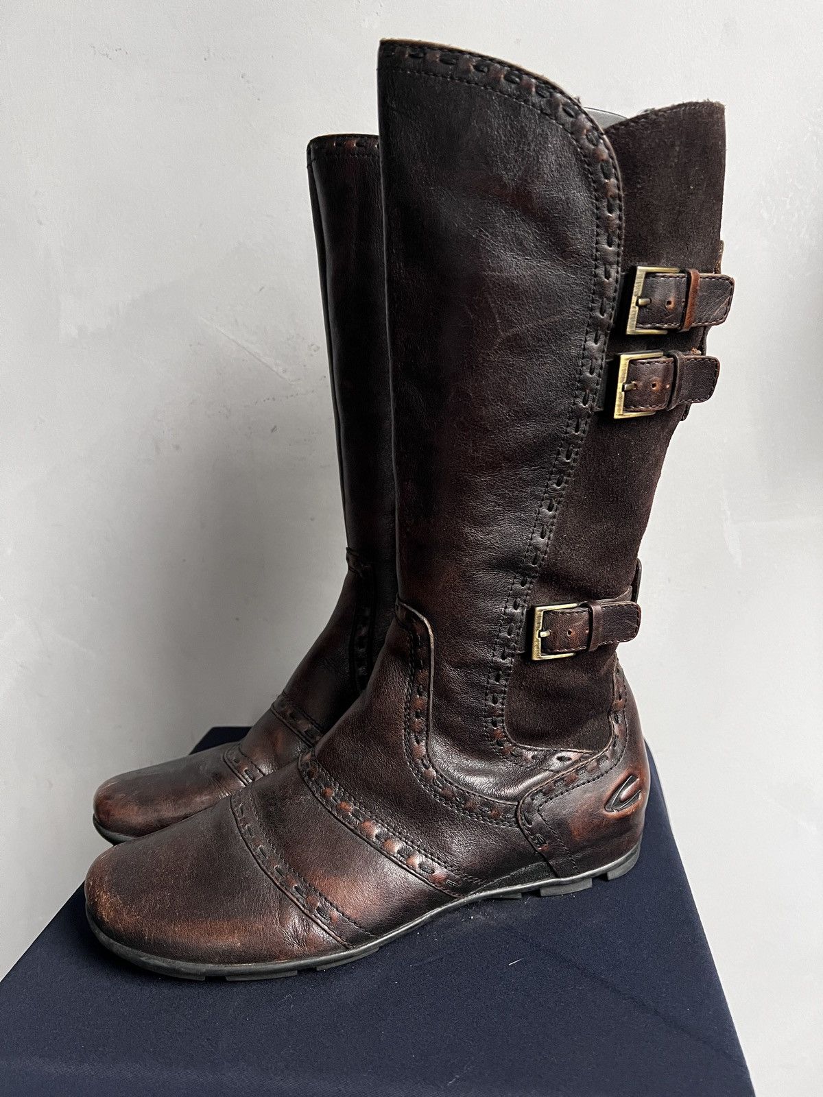 If Six Was Nine Rare moto style boxing margiela style boots y2k style Size US 7.5 / EU 40-41 - 1 Thumbnail