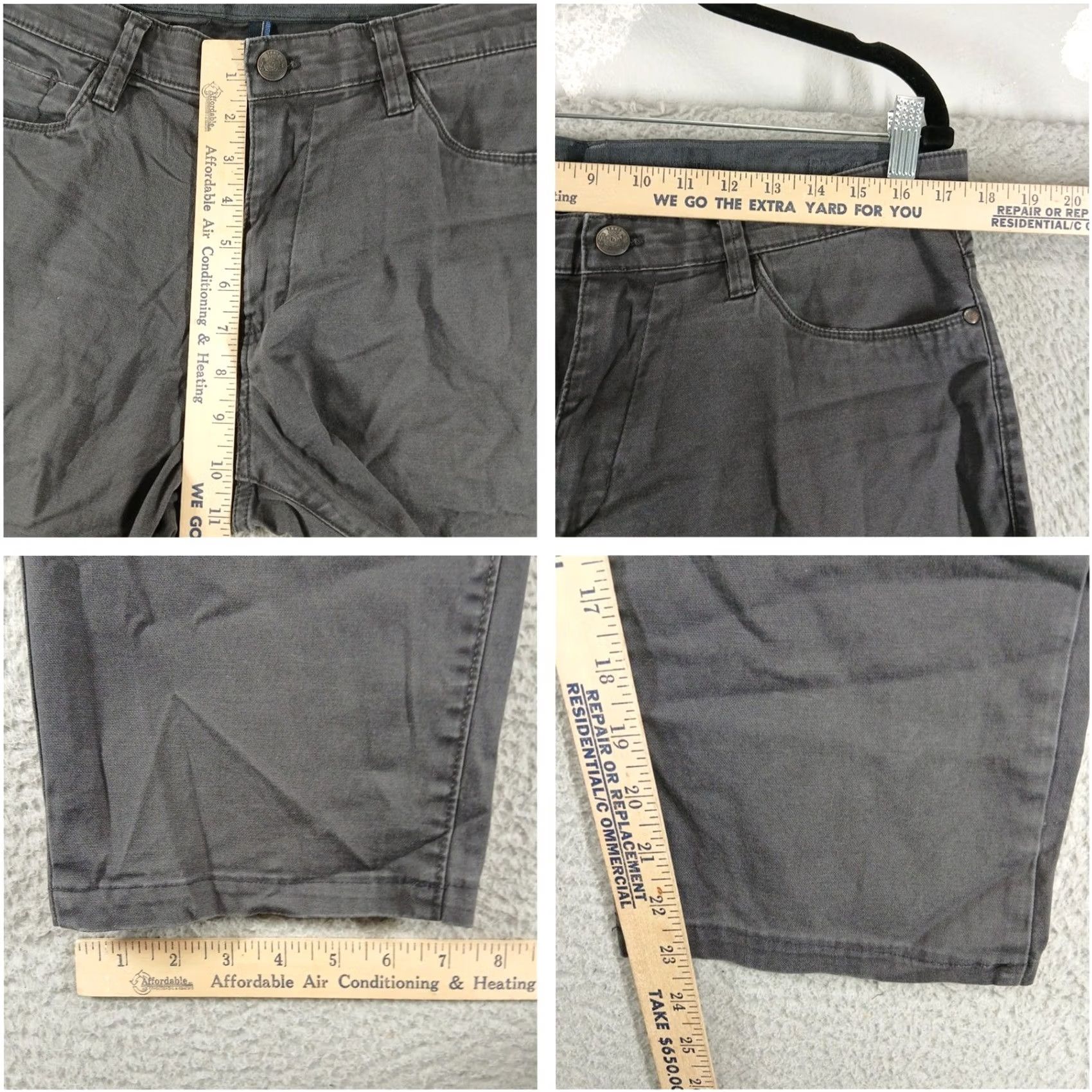 English Laundry English Laundry Pants Gray 34 x 30 5-Pocket Stretch Twill Size US 34 / EU 50 - 6 Thumbnail