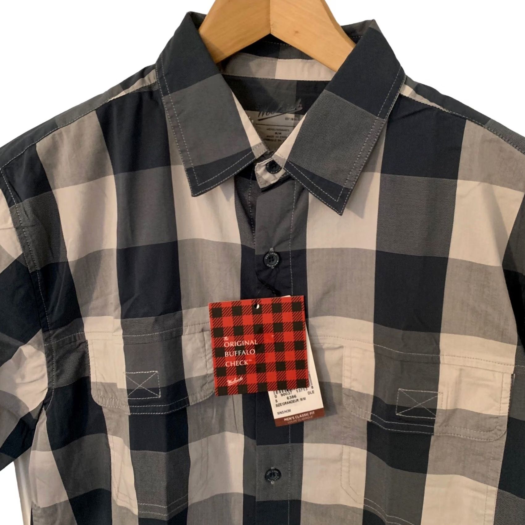 Vintage Woolrich Shirt Mens Medium Keep It Moving Short Sleeve Buffalo Check Wicking Quick Dry Easy Care Button-Up Size US M / EU 48-50 / 2 - 2 Thumbnail