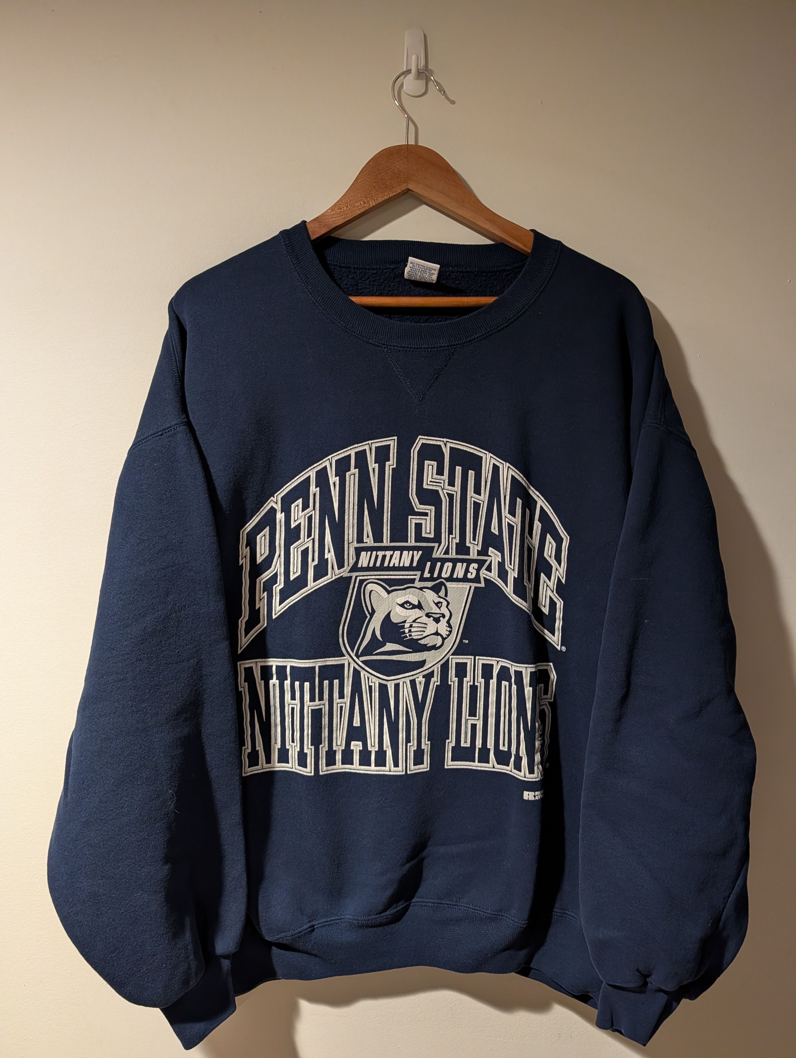 Russell Athletic Vintage 90s Penn State Nittany Lion Russell Sweatshirt Size US XXL / EU 58 / 5 - 1 Thumbnail