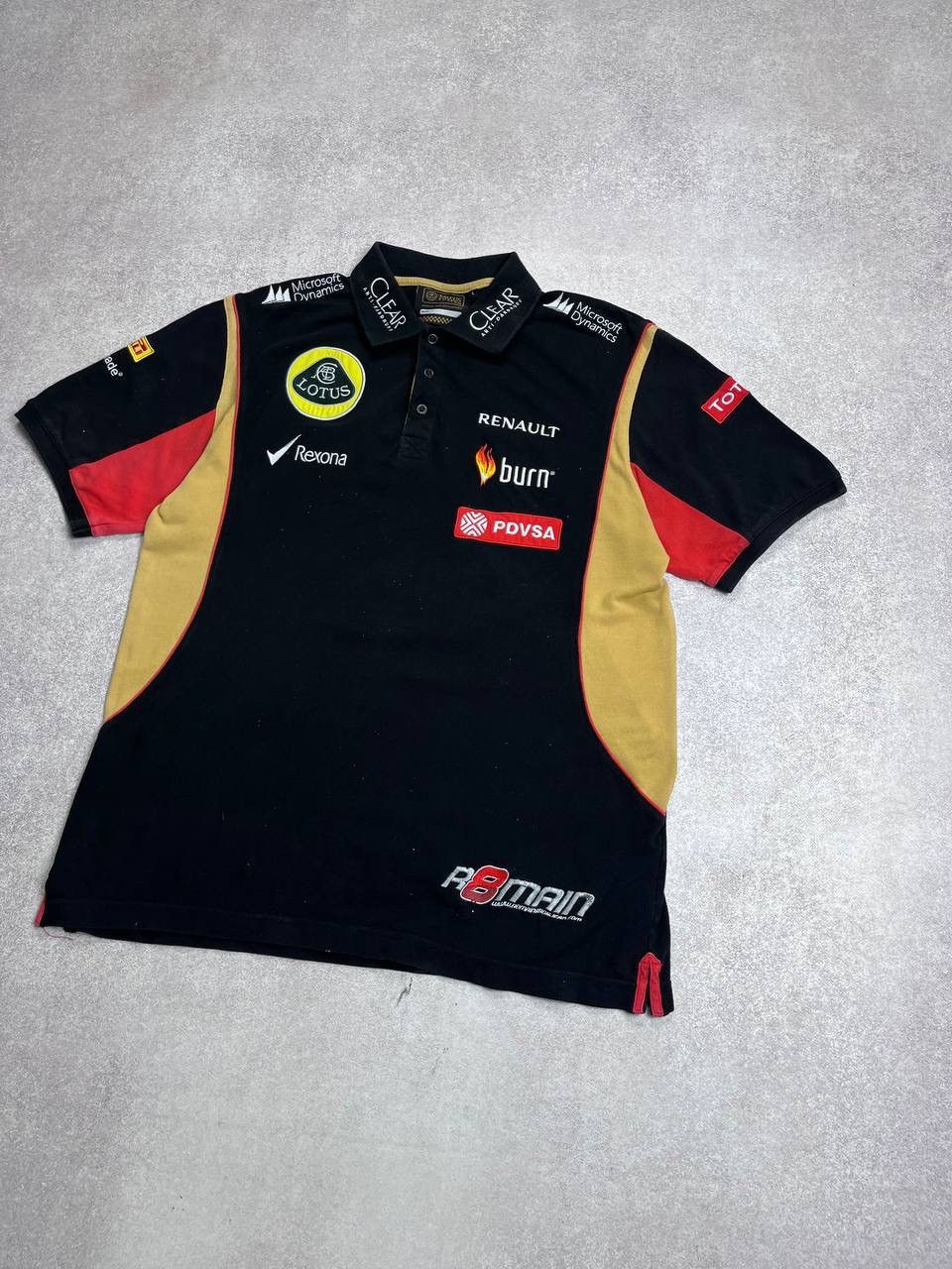 Vintage Vintage Lotus F-1 Team Racing Polo Shirt Y2K XL Size US L / EU 52-54 / 3 - 2 Thumbnail