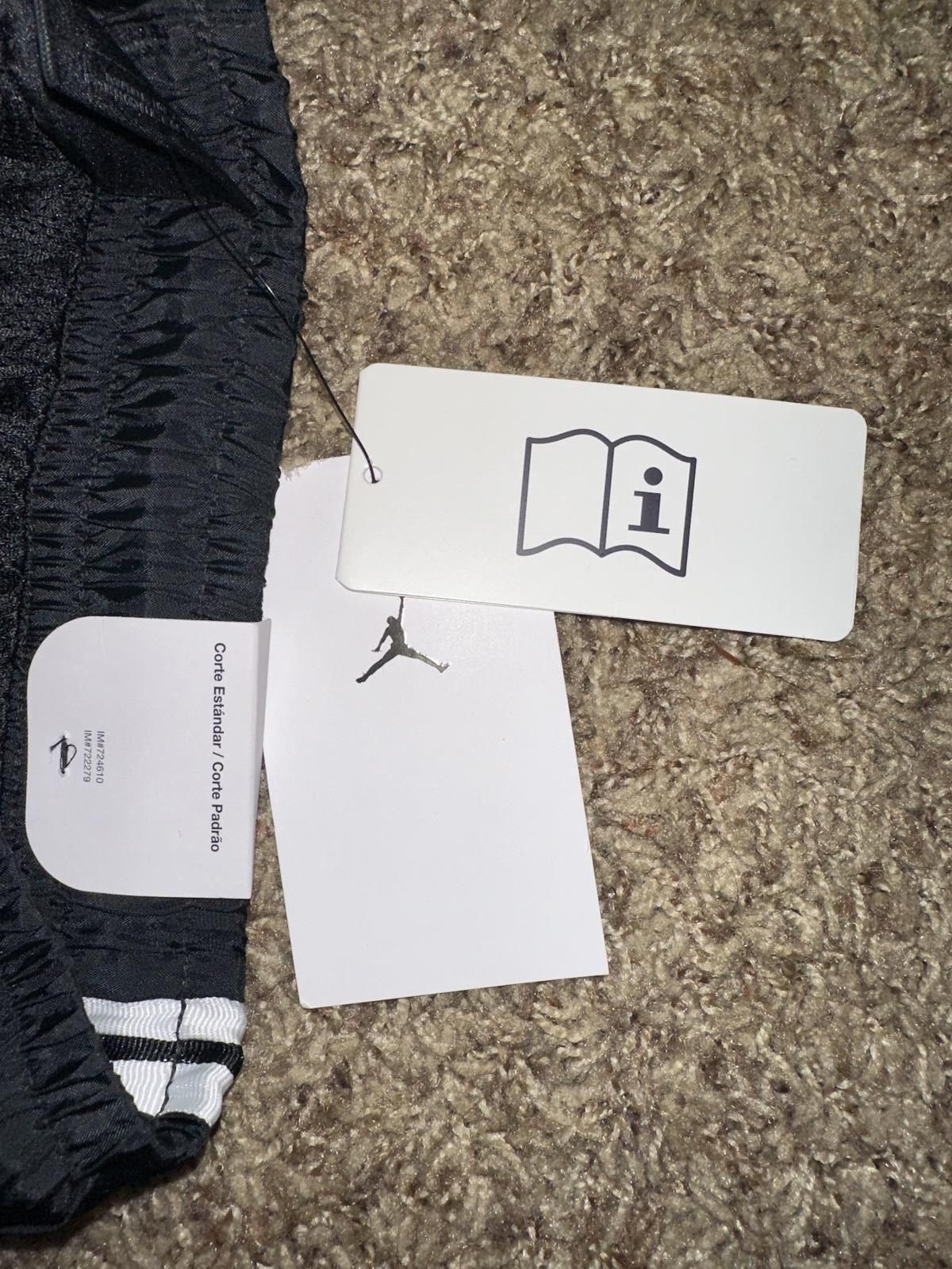 Designer Air Jordan Men’s Essential Woven Black Basketball Shorts Sample Size US 30 / EU 46 - 9 Thumbnail