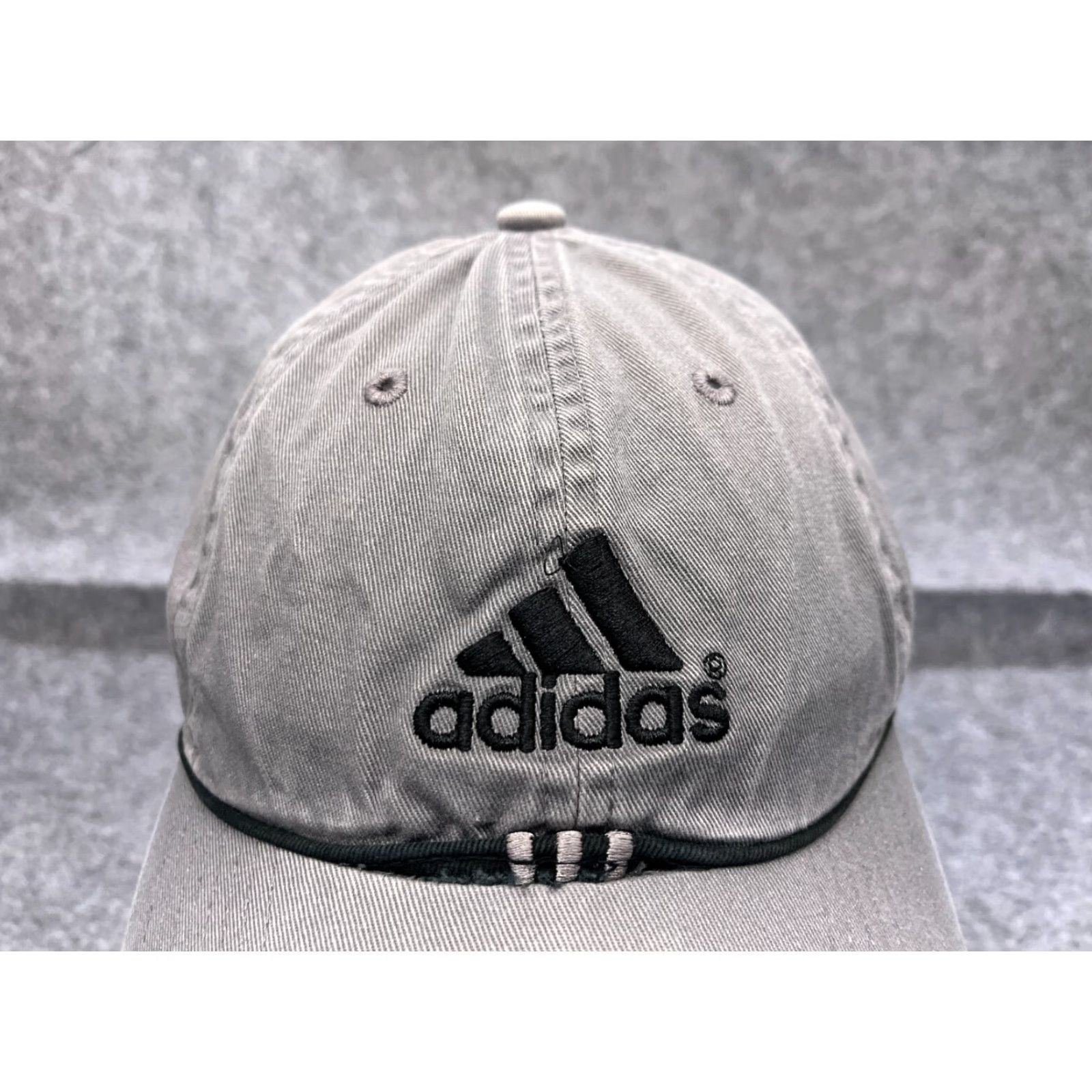 Adidas Adidas Baseball Cap Adjustable Unisex One Size Gray Cotton Golf Sports Size ONE SIZE - 2 Thumbnail