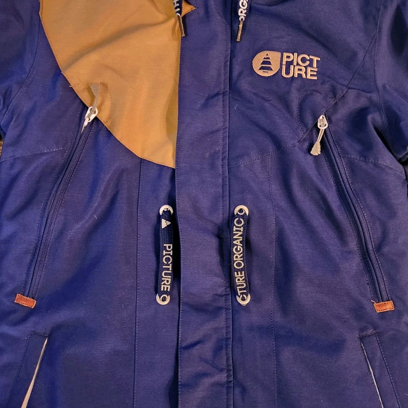 Vintage VINTAGE? No. Picture Womens Ski Jacket Medium M Blue Thermal Dry Fur Recycled Organic Snowboarding Fur? Size M / US 6-8 / IT 42-44 - 6 Thumbnail