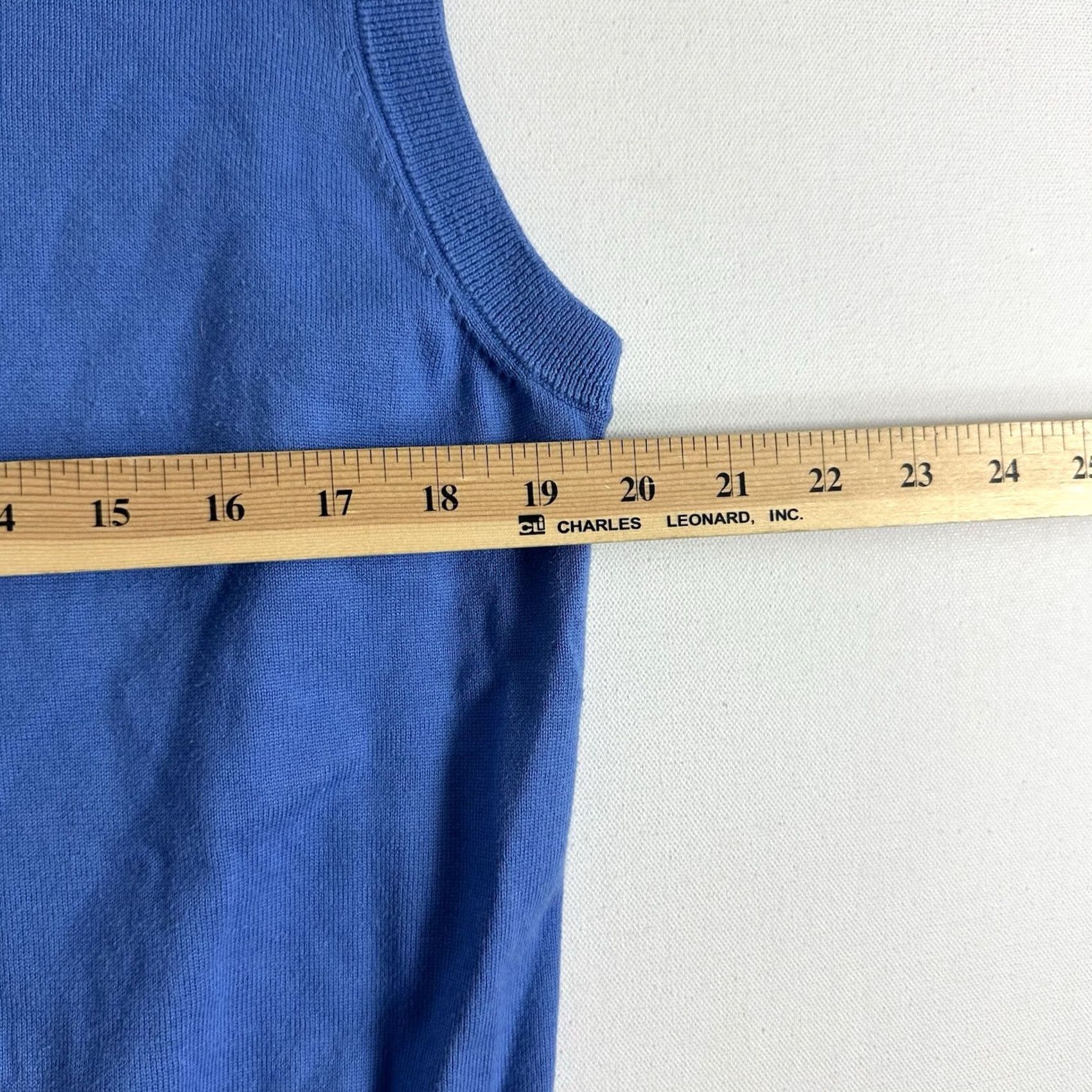Brooks Brothers Brooks Brothers Sweater Vest Mens XL V-Neck Blue Preppy Pullover Supima Cotton Knit Vest Regular Pocketless? Size US XL / EU 56 / 4 - 7 Thumbnail