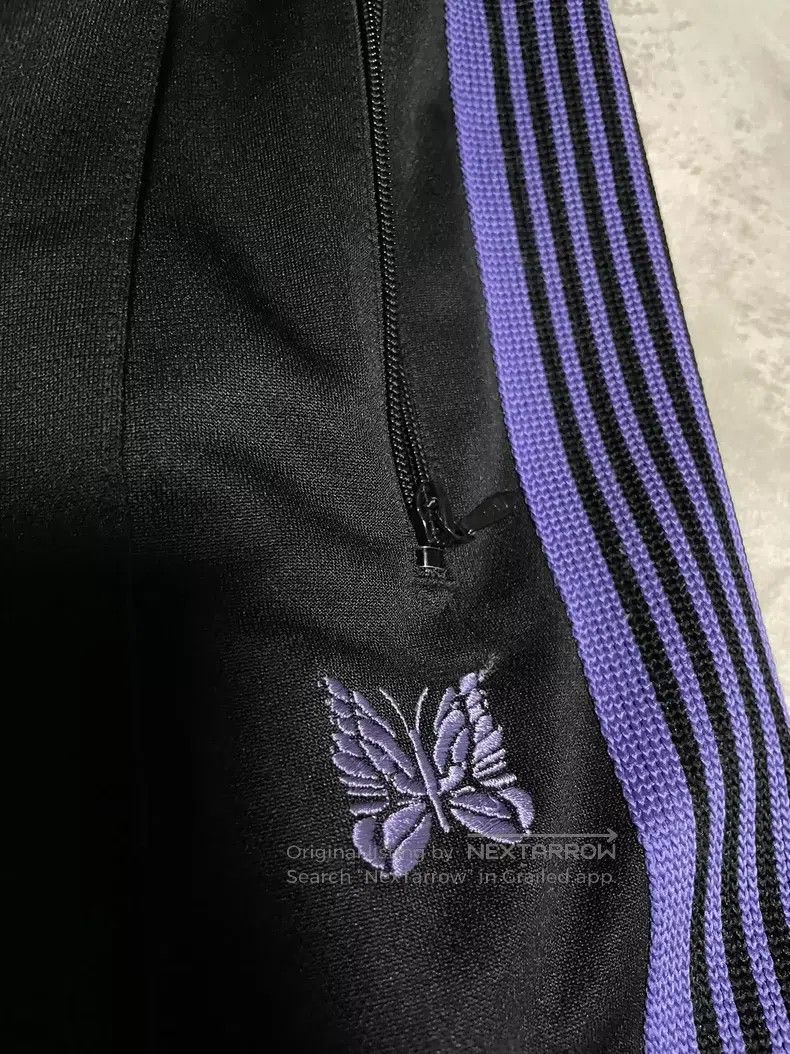 Needles Needles size S Black and Purple Butterfly Pants Size US 34 / EU 50 - 2 Thumbnail