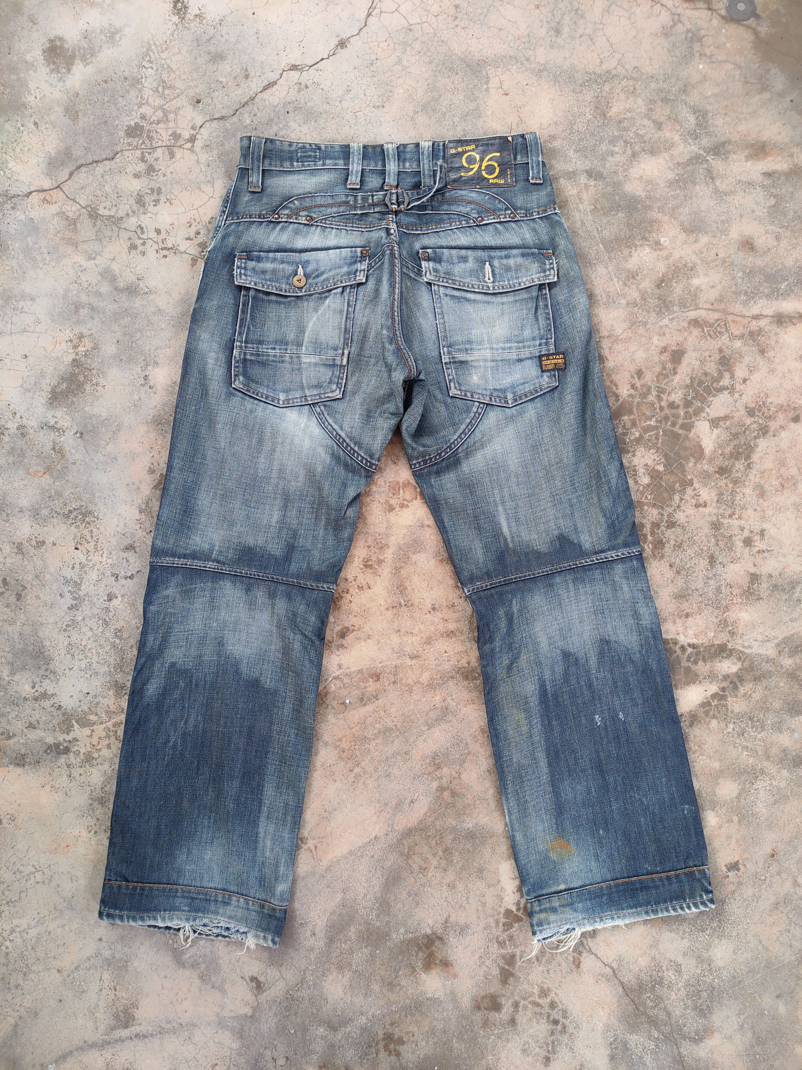 Japanese Brand JAPANESE VINTAGE DOUBLE KNEE DISTRESSED DENIM JEAN PANTS Size US 34 / EU 50 - 8 Thumbnail