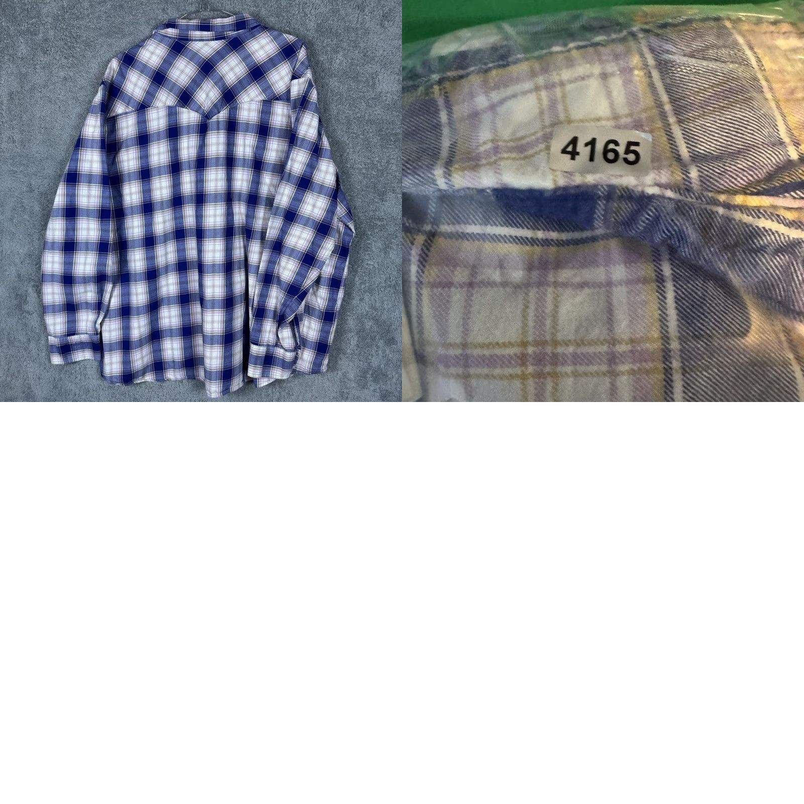 Levi's Levi's Pearl Snap Shirt Mens 3XL Plaid Flannel Colorful Western Rockabilly Rodeo Button-Up 58in Chest Mens Clothing Size US XXL / EU 58 / 5 - 8 Thumbnail