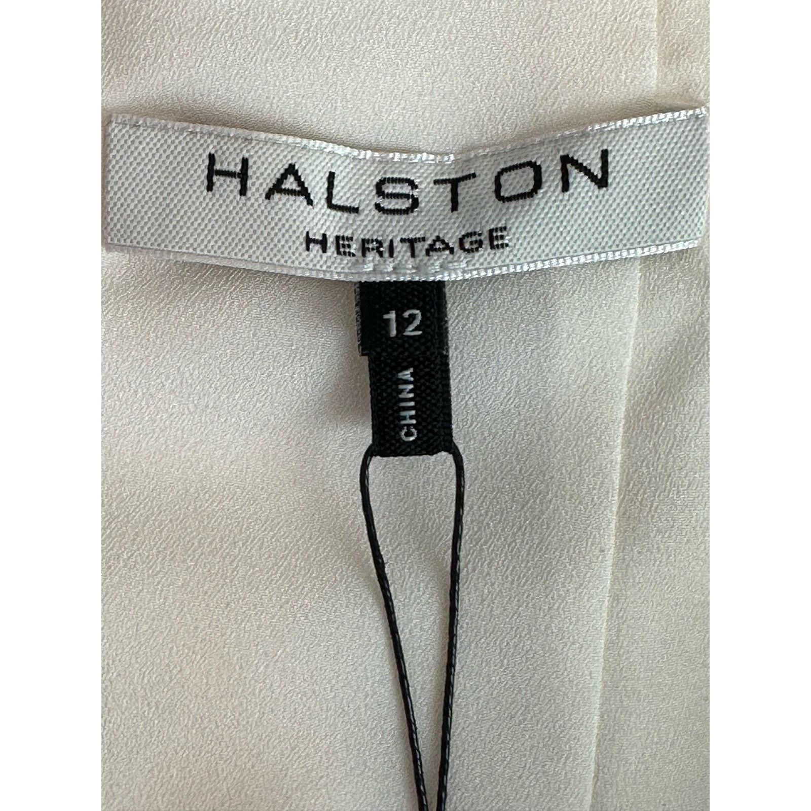 Halston Heritage Halston Heritage Ivory Large Pocket Detail Mini Skirt 12 Size 34" / US 12 / IT 48 - 3 Thumbnail
