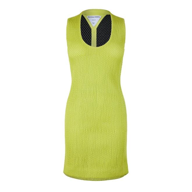 Bottega Veneta Bottega Veneta Scoop Neck Mini Slip Dress in Green Size XS / US 0-2 / IT 36-38 - 1 Thumbnail