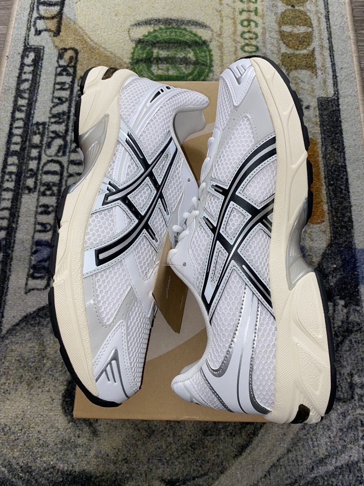 image of Asics Gel-1130 White Cloud Grey Shoes, Men's (Size 12)