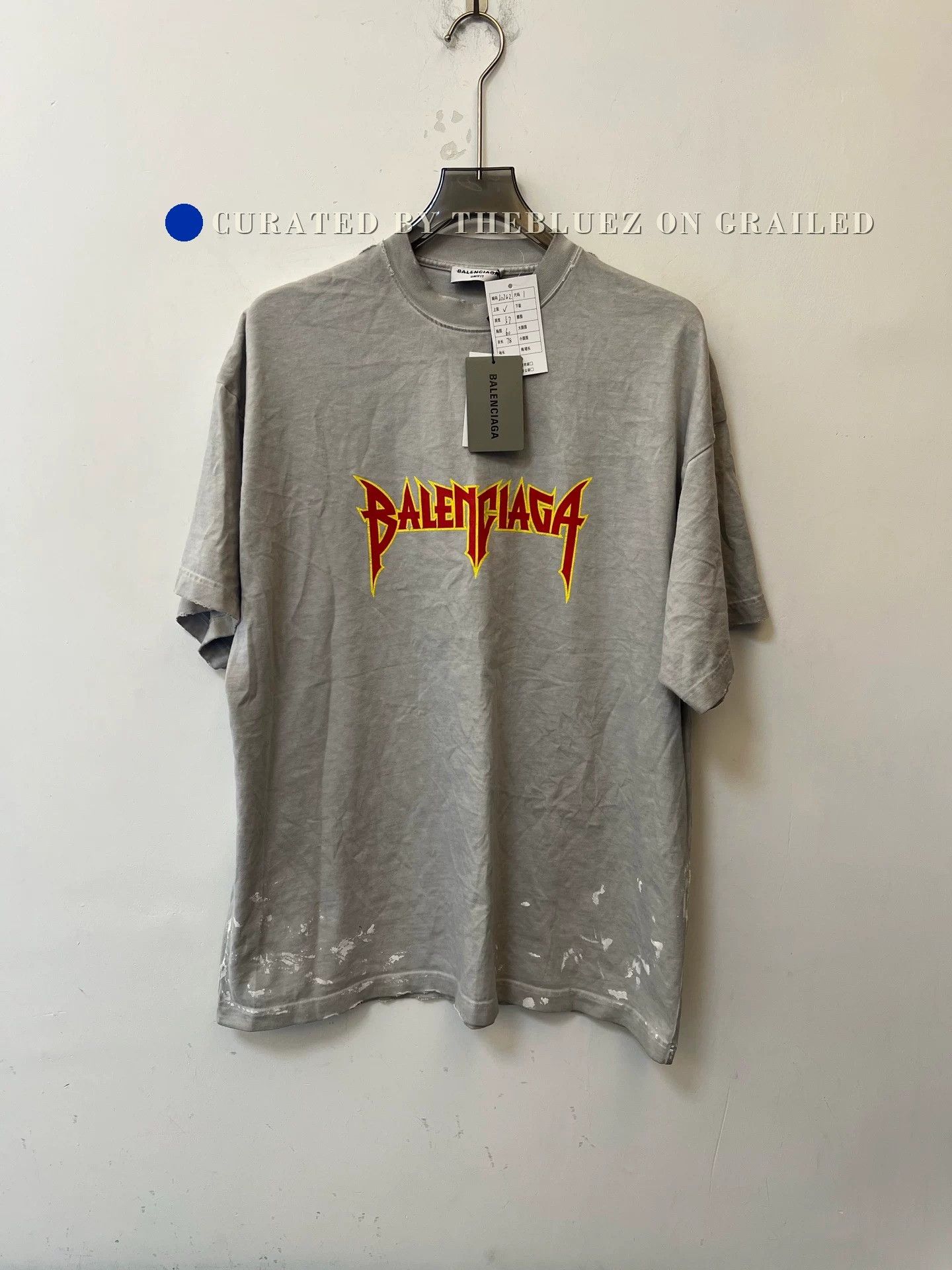 Balenciaga Balenciaga SS22 Metallica Graphic Tee Size US S / EU 44-46 / 1 - 1 Thumbnail