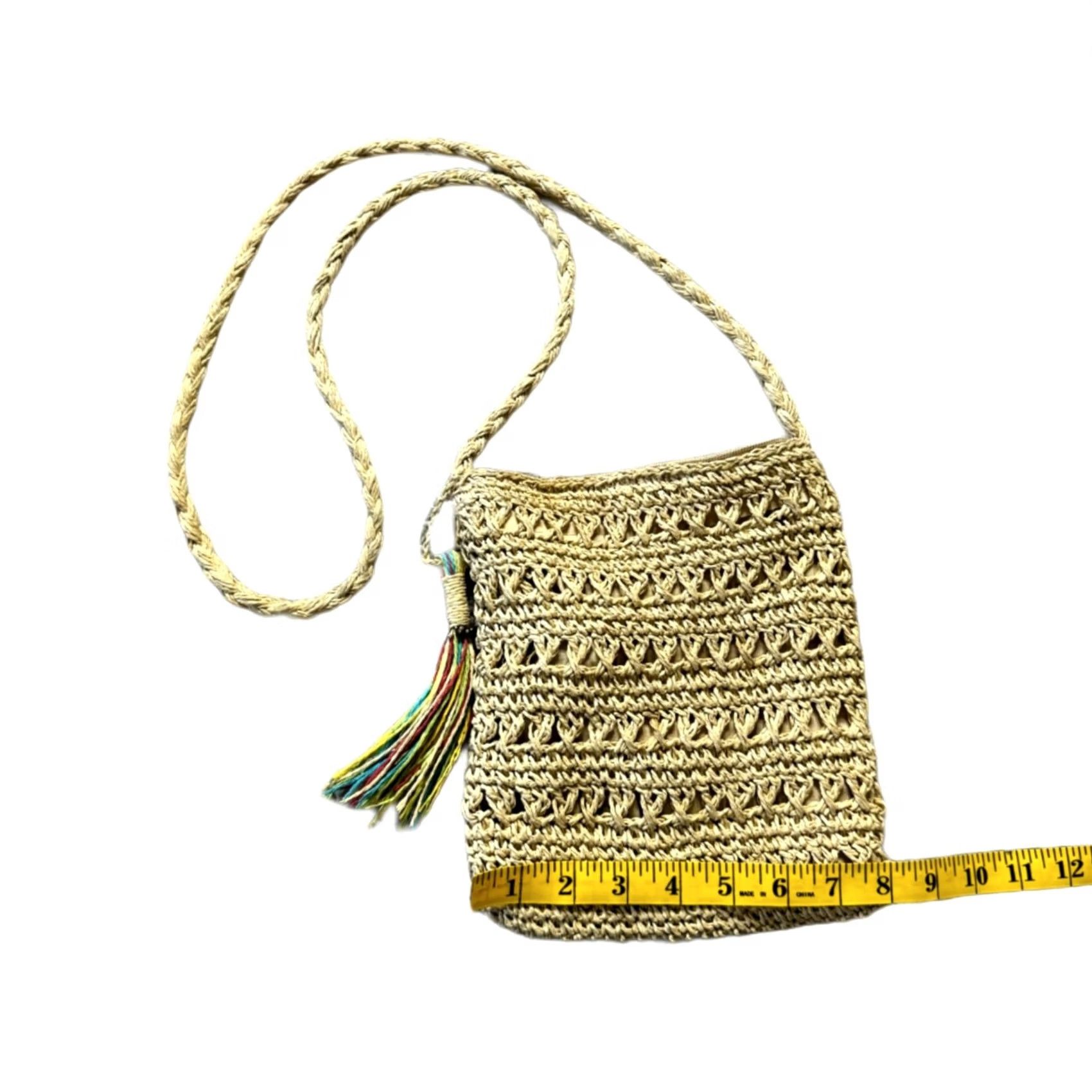 Vintage VINTAGE Y2K Delia's Boho Festival Crossbody Bag Beige Women Crossbody Size ONE SIZE - 2 Thumbnail