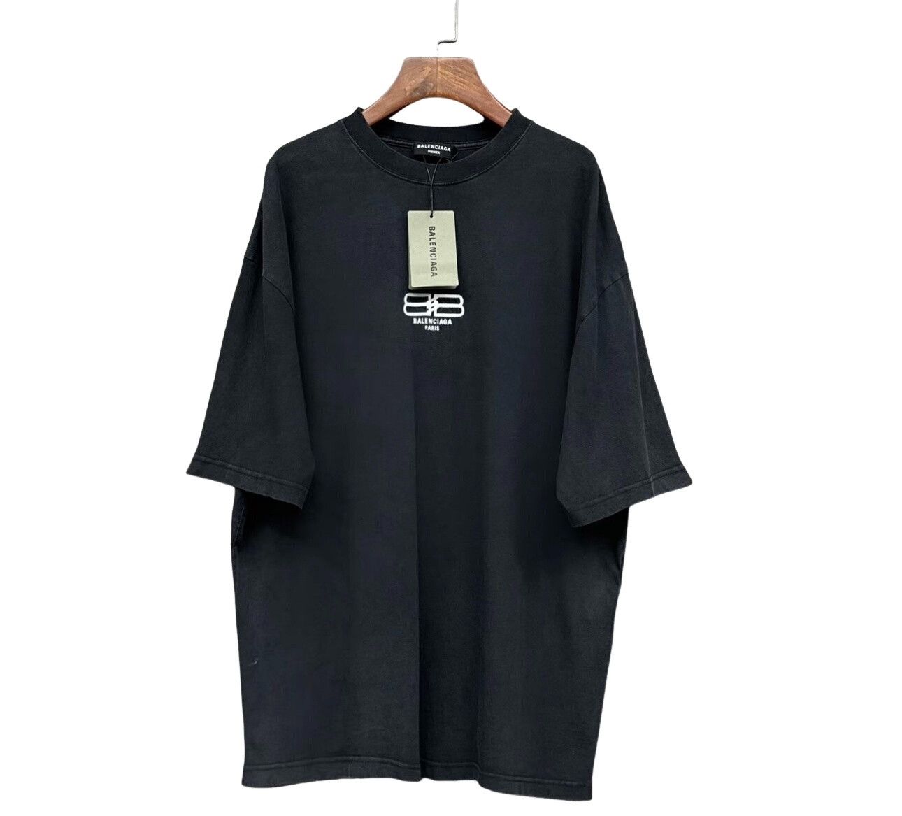 Balenciaga Balenciaga Embroidered Logo T-Shirt Size M Size US M / EU 48-50 / 2 - 1 Thumbnail
