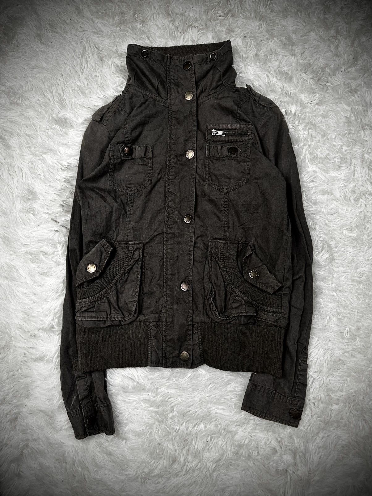 Japanese Brand 💥rare💥 sky bomber high neck punk jacket Size US L / EU 52-54 / 3 - 5 Thumbnail