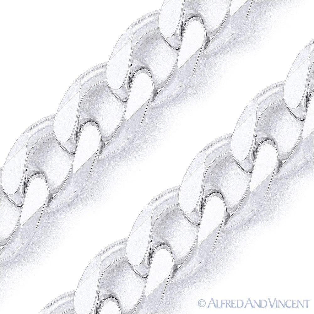 Other Cuban / Curb Link Chain Bracelet in .925 Sterling Silver Size ONE SIZE - 2 Thumbnail