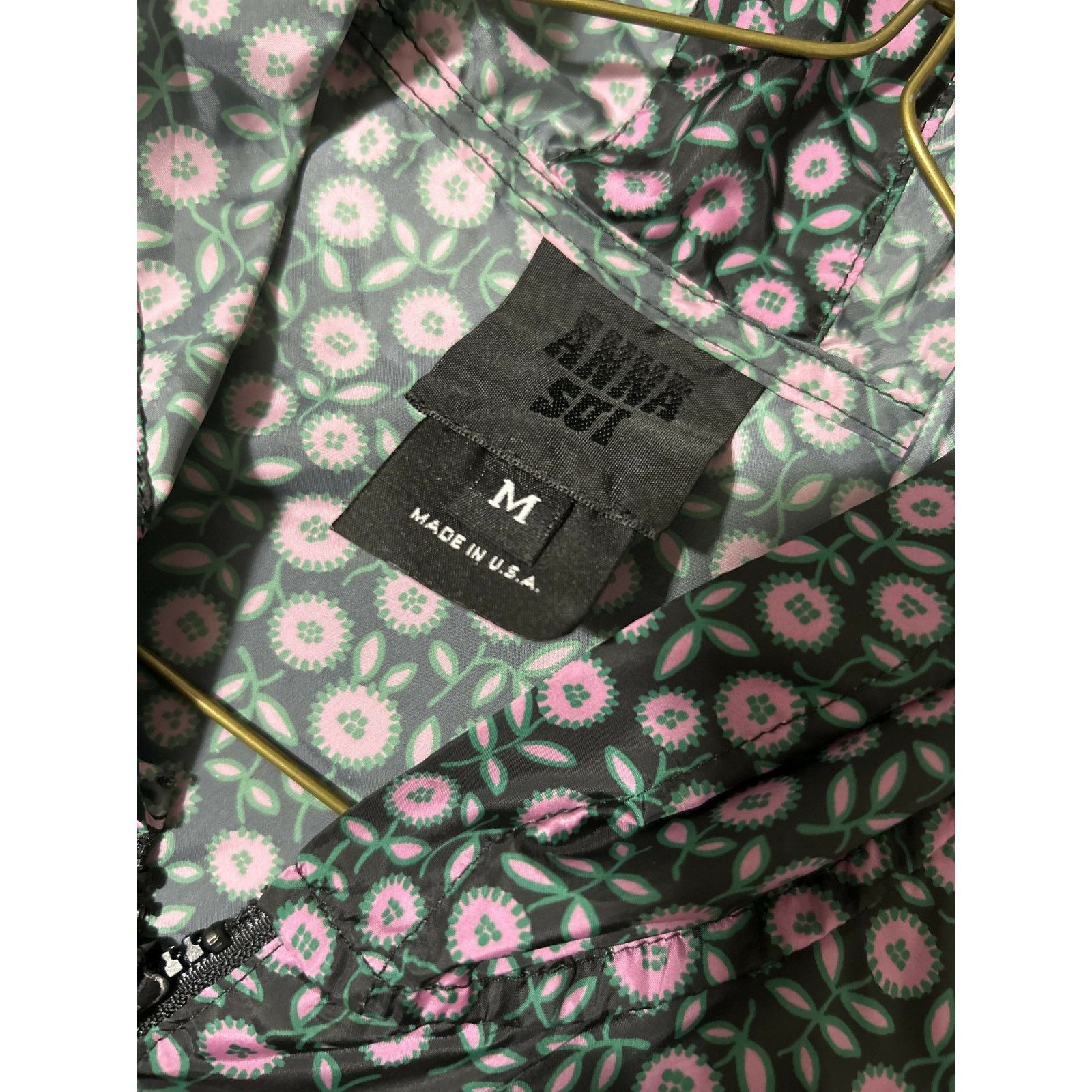 Anna Sui Anna Sui Pocket Full of Posies Floral Hooded Windbreaker M Size M / US 6-8 / IT 42-44 - 5 Thumbnail