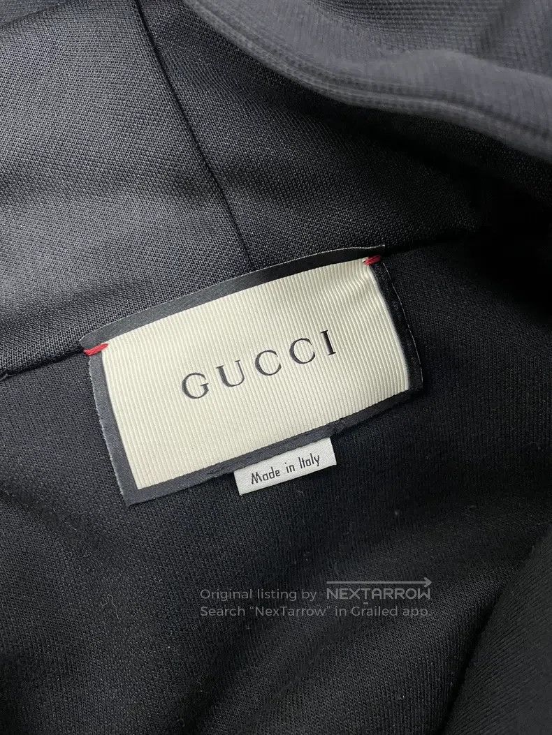 Gucci Gucci Hooded jacket with black sleeves and side rhinestone Size US M / EU 48-50 / 2 - 3 Thumbnail