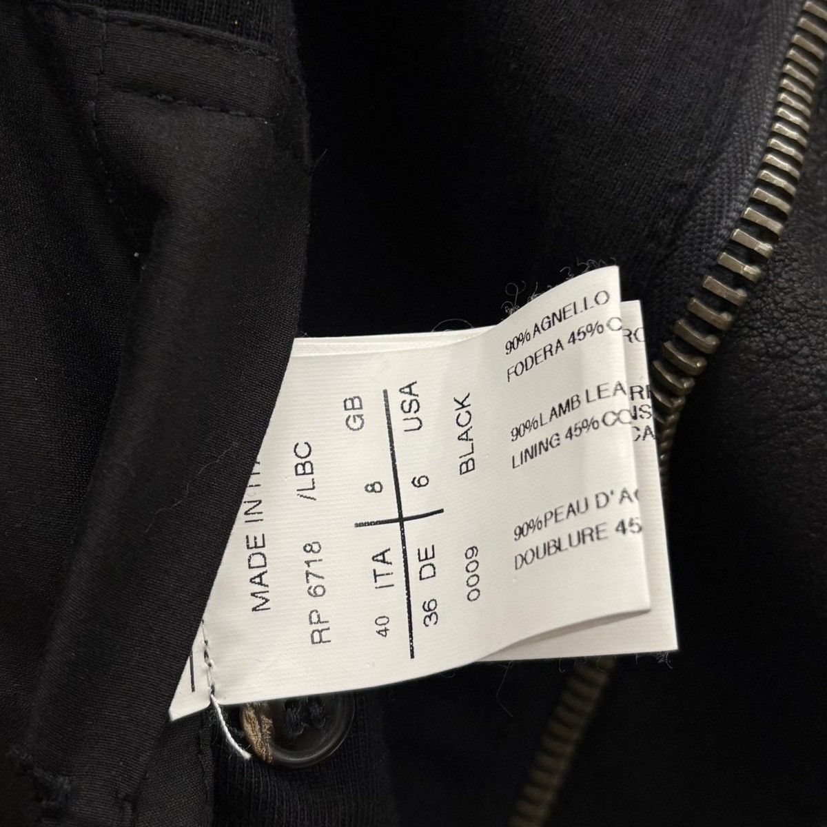 Rick Owens SS09 Rick Owens “STRUTTER” Asymmetrical Biker Jacket Size S / US 4 / IT 40 - 14 Thumbnail