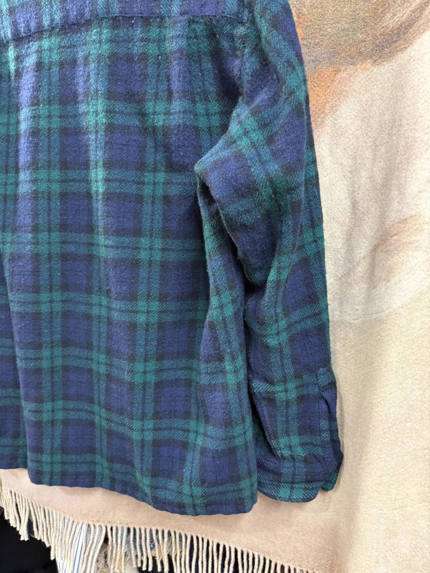 Comme des Garcons Homme Comme des Garçons Homme 03AW Brushed Plaid Wool Jacket K20 Size US M / EU 48-50 / 2 - 8 Thumbnail