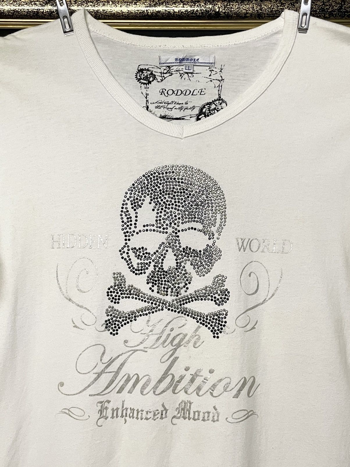 semanticdesign Vintage 1990s Japan Designer Roddle Ambition Punk Skull Tee Size US M / EU 48-50 / 2 - 3 Thumbnail