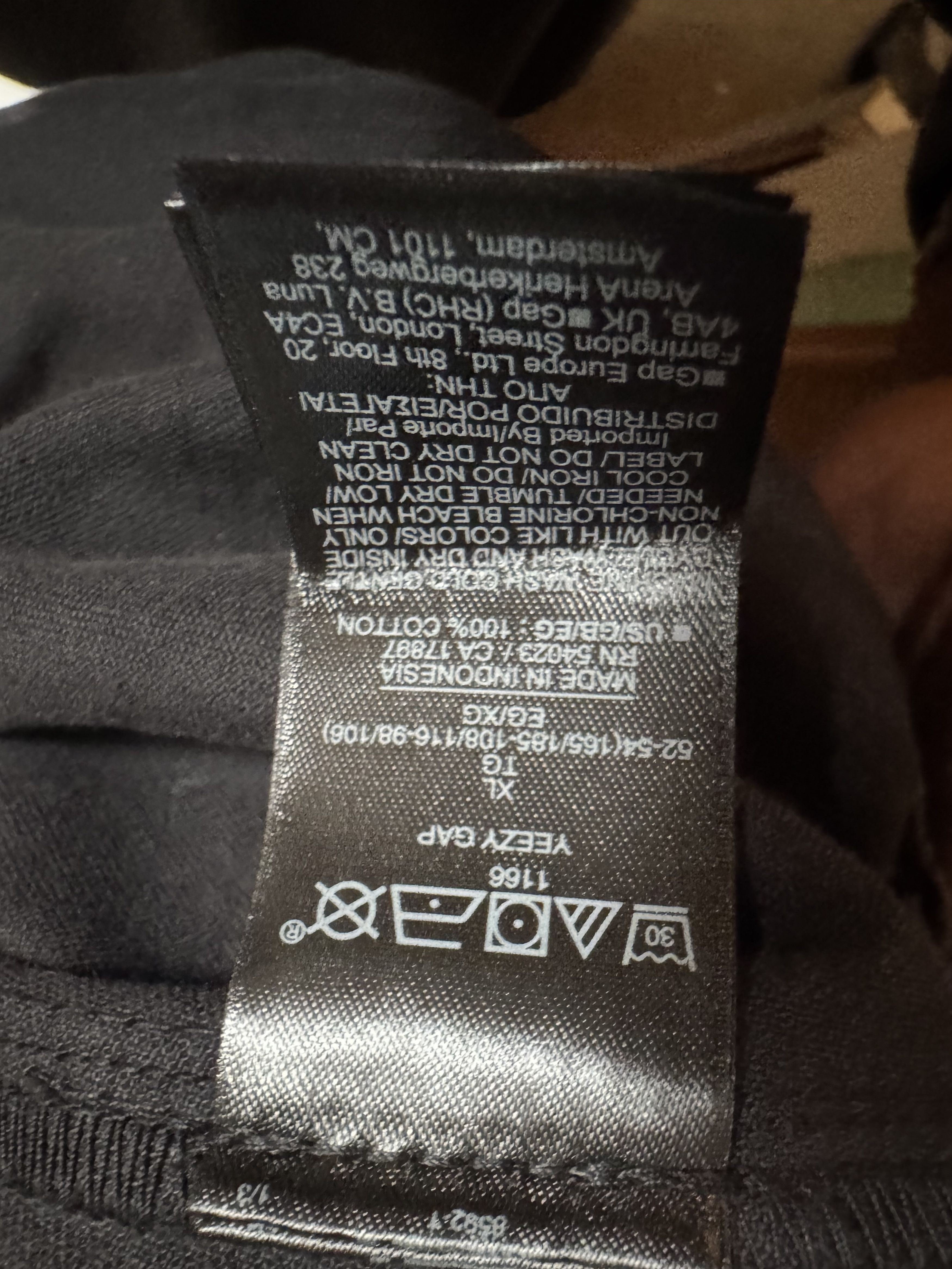 Balenciaga × Gap × Yeezy NWOT Yeezy GAP H12 Sateen Cargo Pants sz XL Size US 36 / EU 52 - 4 Thumbnail