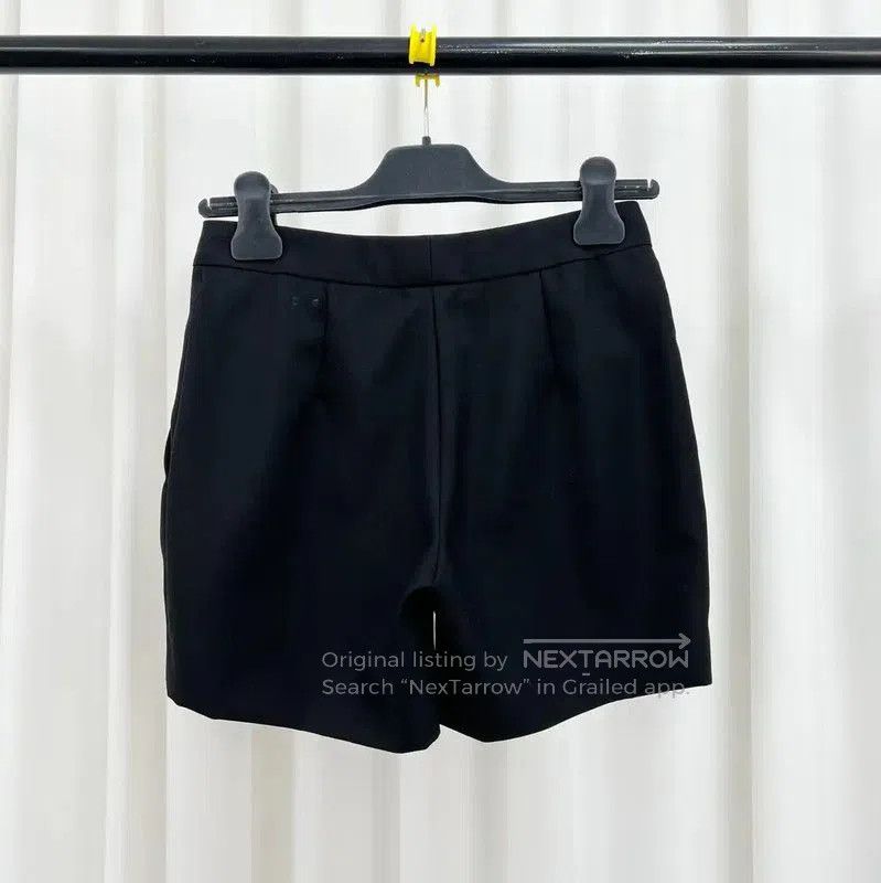 Dior Dior Black Wool Logo Women's Shorts . Size 22" - 2 Thumbnail