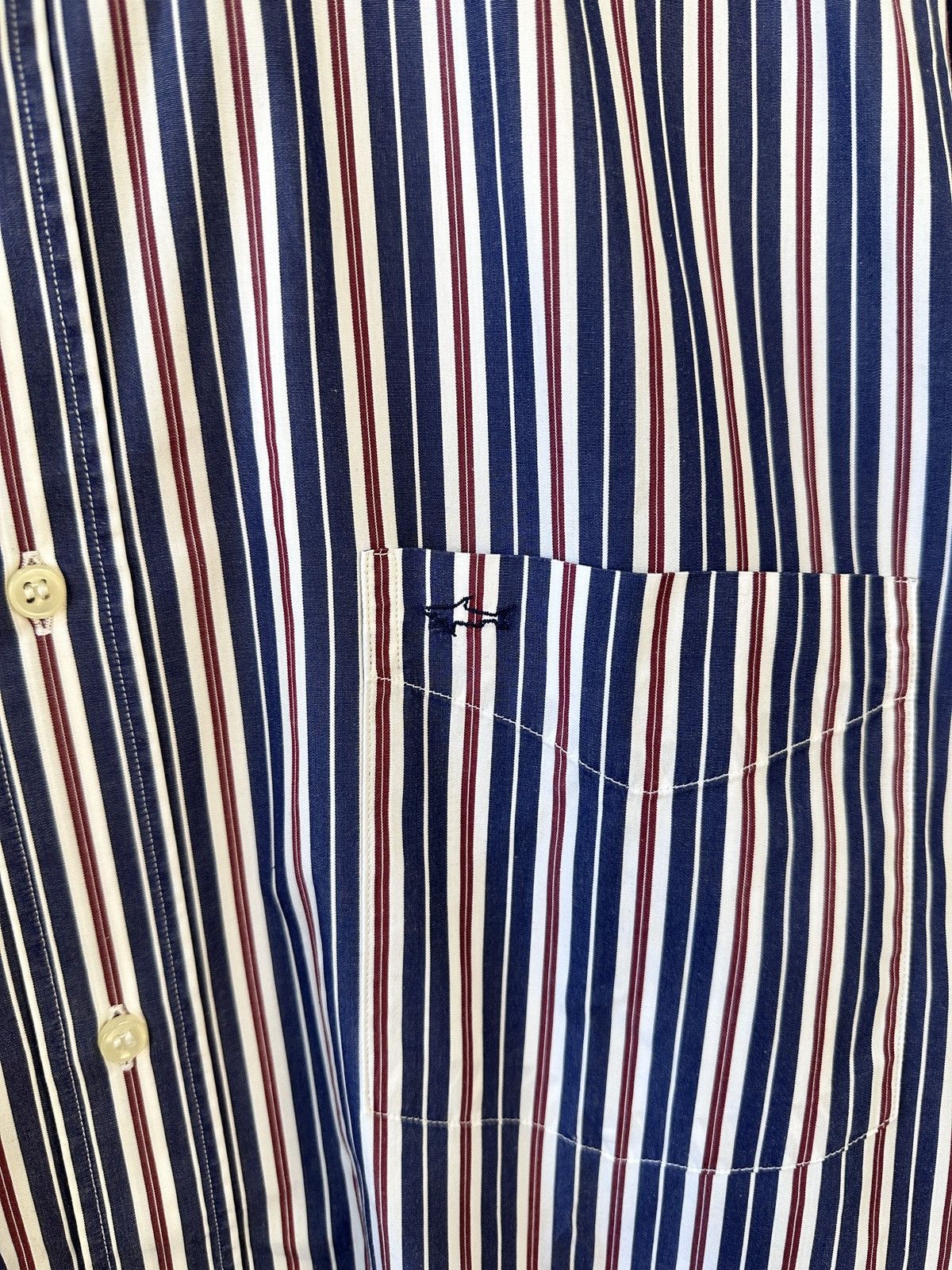 Paul & Shark Paul & Shark Yachting Multi Color Striped Button Shirt 42 L Size US L / EU 52-54 / 3 - 7 Thumbnail