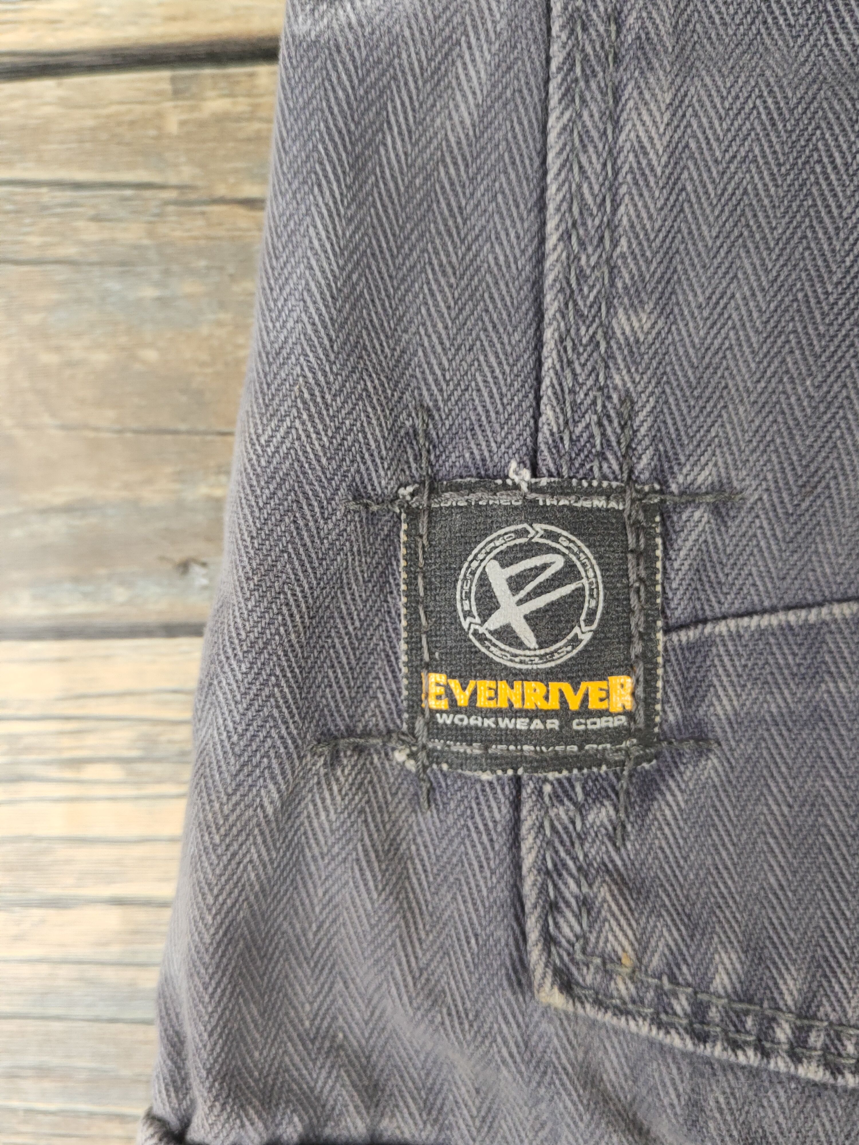 Japanese Brand DL Evenriver Dark Gray Multipocket Cargo Pants #46-291T Size US 31 - 8 Thumbnail