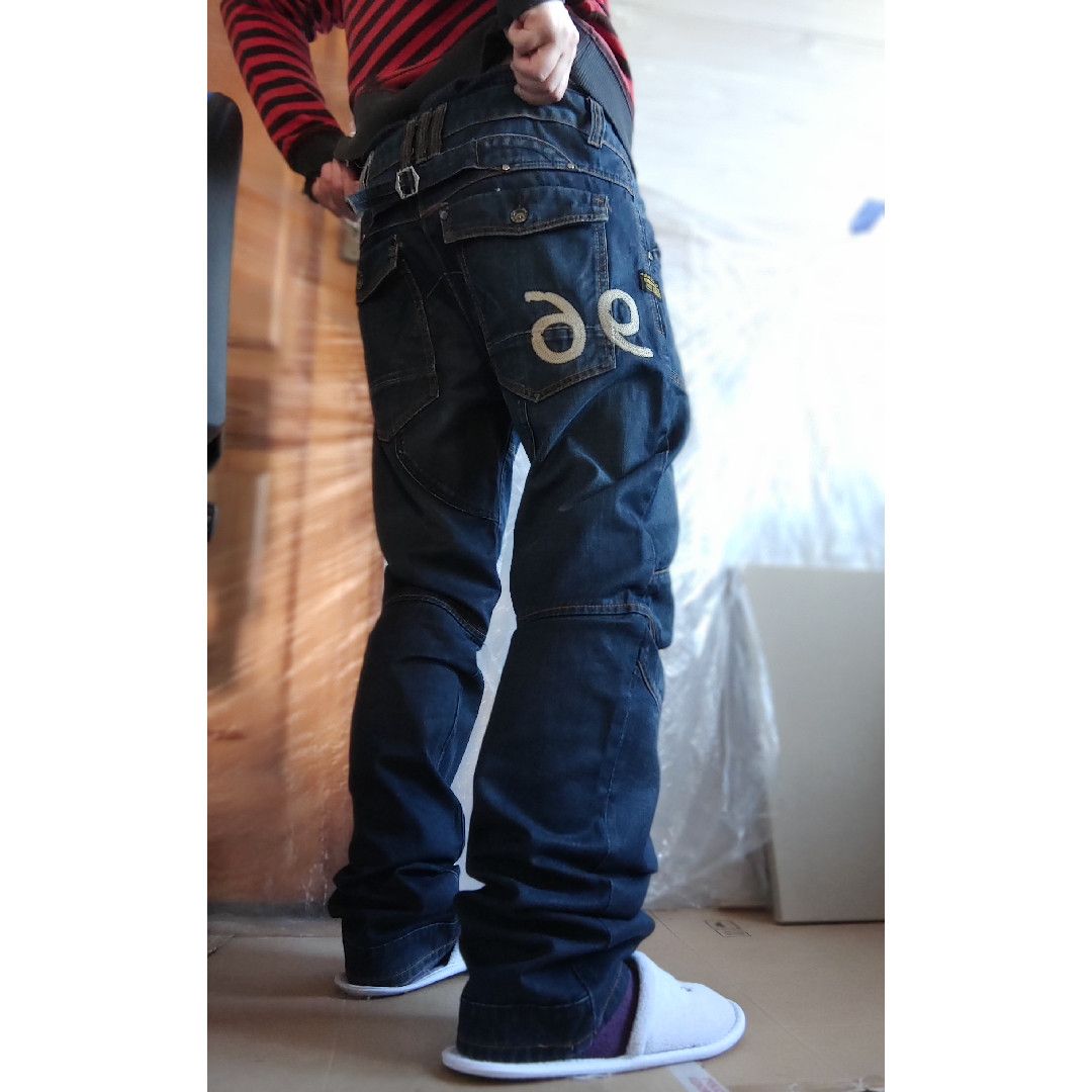 G-Star G-Star Typography Pants Flared Baggy Denim Goth GS RAW Size US 36 / EU 52 - 1 Thumbnail