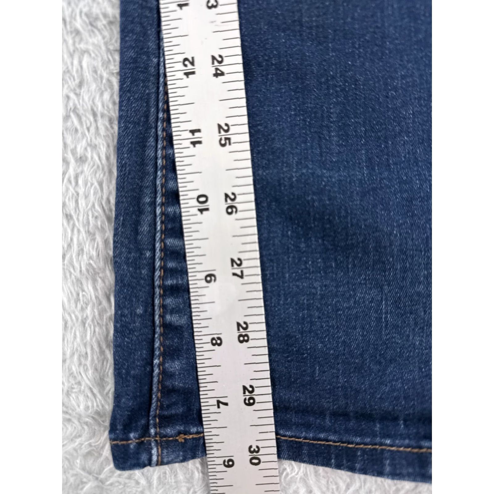 Levi's Levi's Jeans Adult 29 Blue Denim Slimming Flared Mid Rise Cotton 25x31 5-Pocket Size 29" - 7 Thumbnail