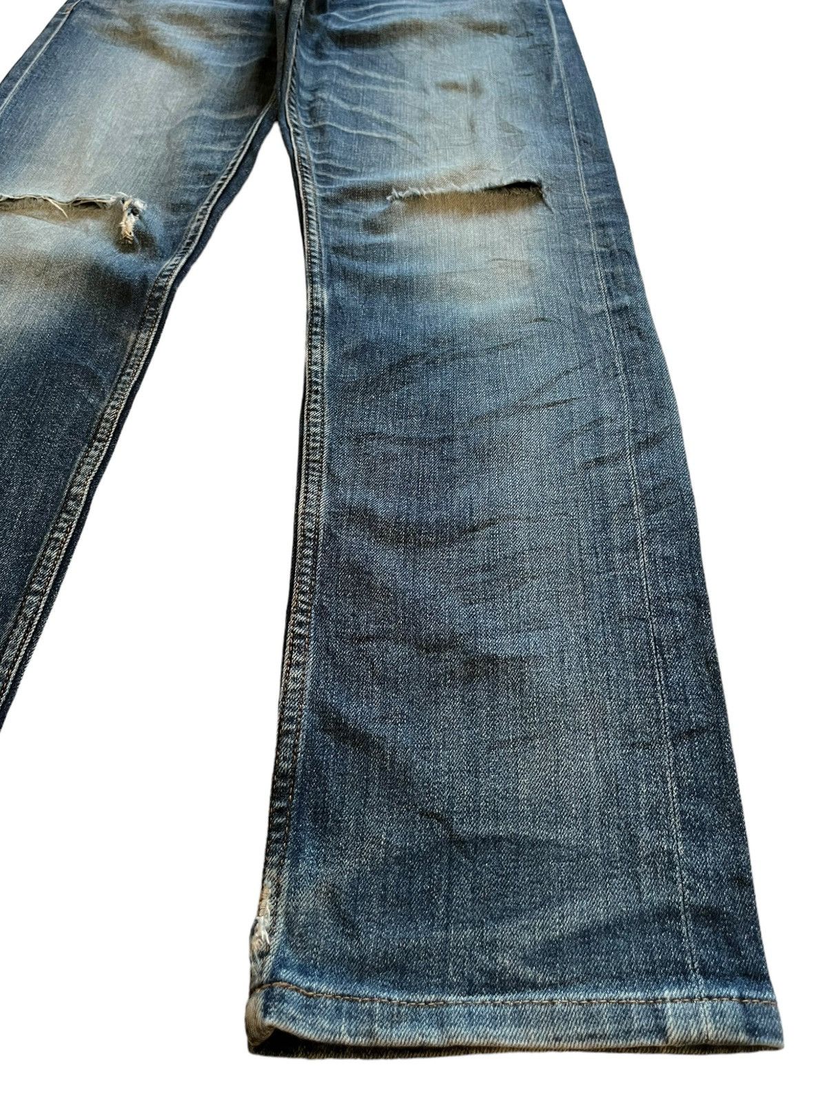 Black Label × Japanese Brand SALES🔥Vintage Black Label Selvedge Distress Jeans Size US 29 - 8 Thumbnail