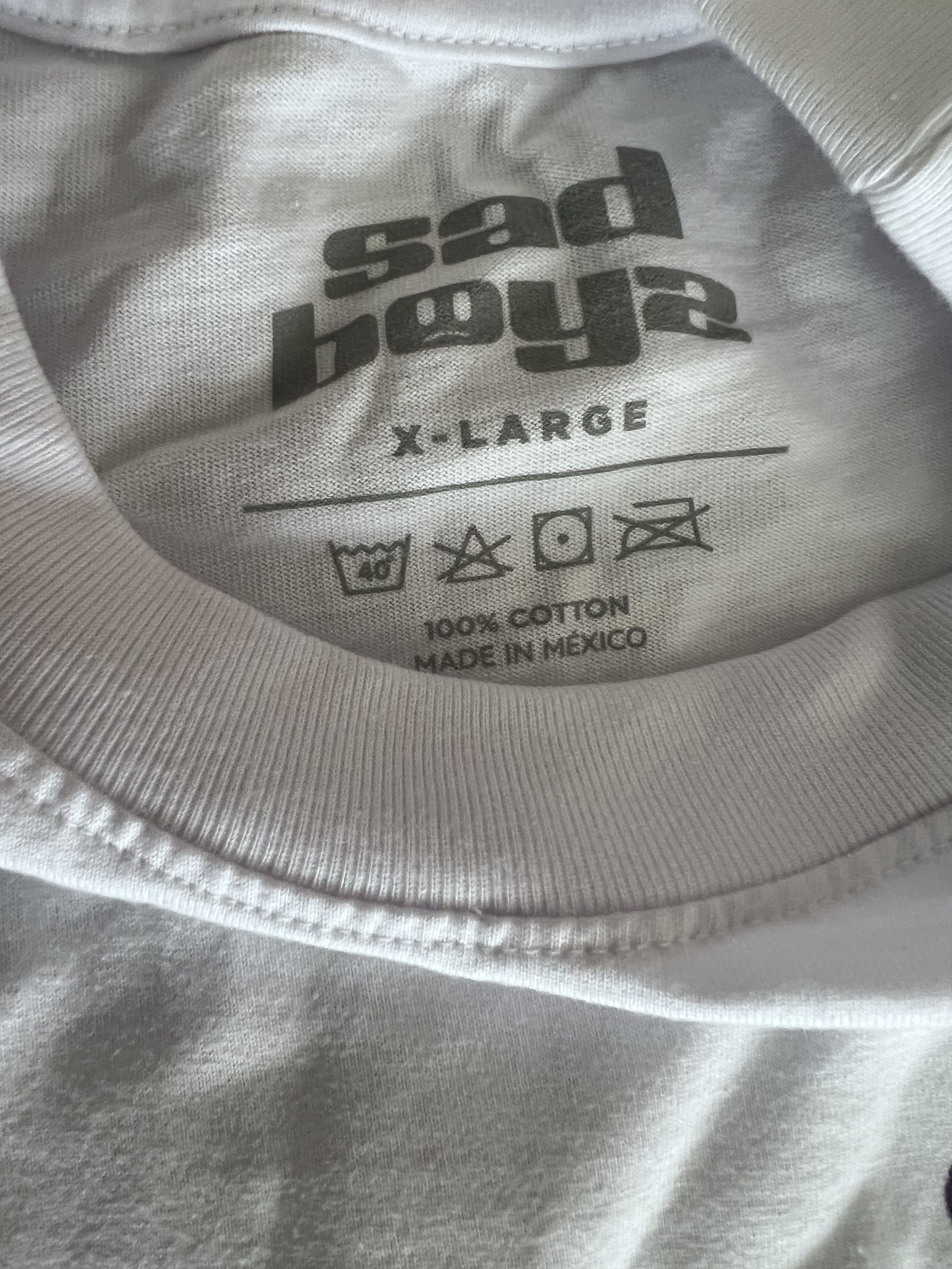 Sad Boys SAD BOYZ 4 Life White T-Shirt Size XL New Sadboyz Junior H Size US XL / EU 56 / 4 - 4 Thumbnail