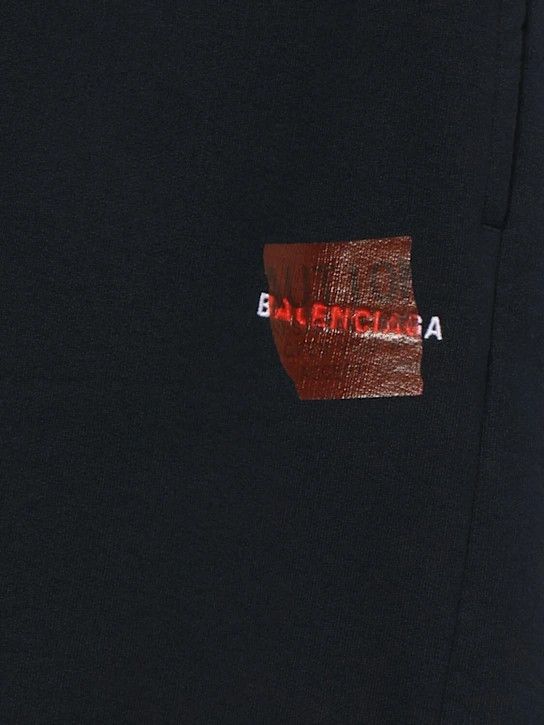 Balenciaga o1lsvrm0425 Sweat Shorts in Black Size US 28 / EU 44 - 5 Thumbnail