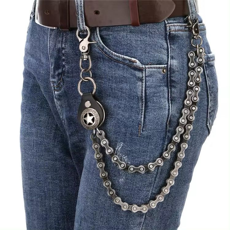 Jewelry Men Biker Wallet Keychain Size ONE SIZE - 1 Thumbnail