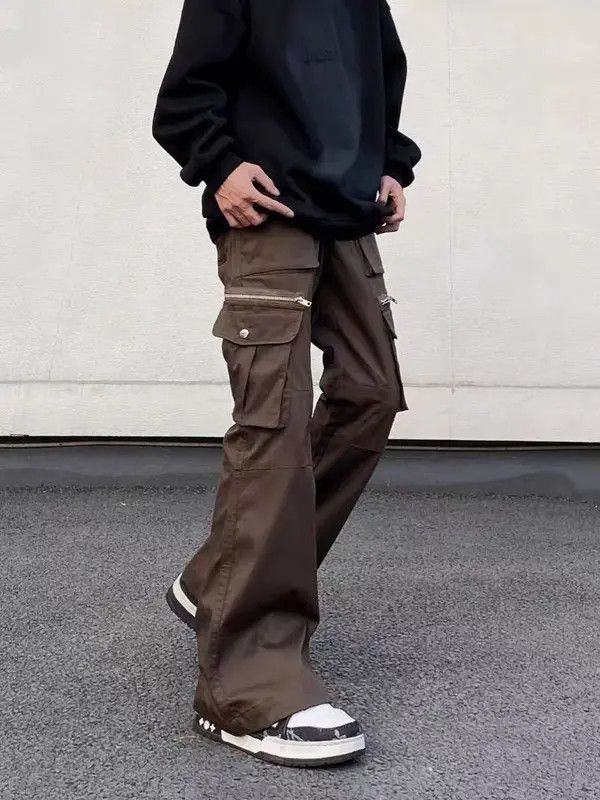 Japanese Brand VIBE Retro casual street large pocket cargo trousers Size US 30 / EU 46 - 4 Thumbnail