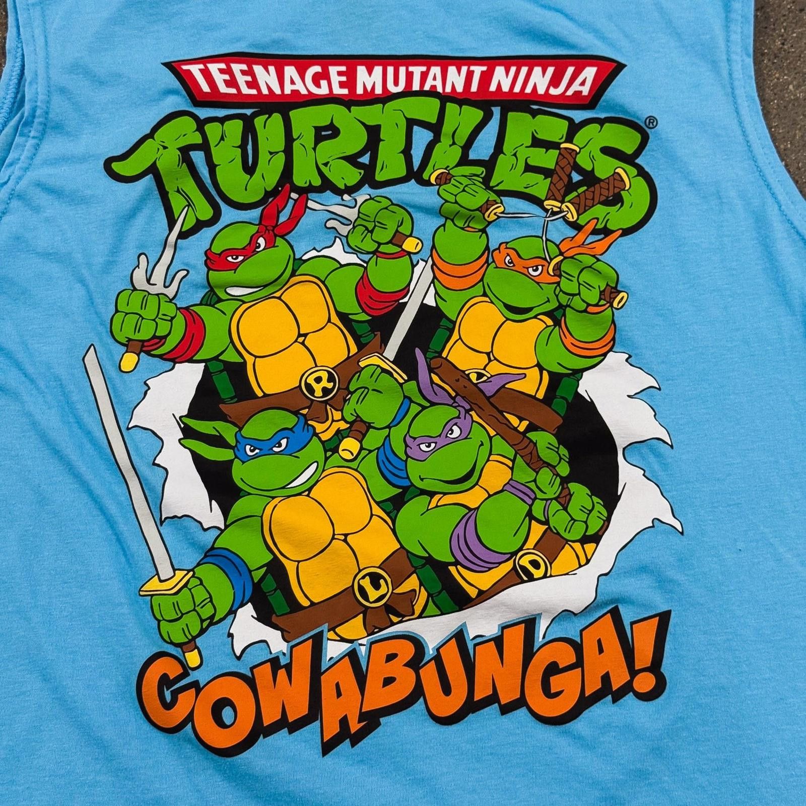 Nickelodeon Teenage Mutant Ninja Turtles Shirt Youth 14/16 Tank Top TMNT Size US XXS / EU 40 - 2 Thumbnail