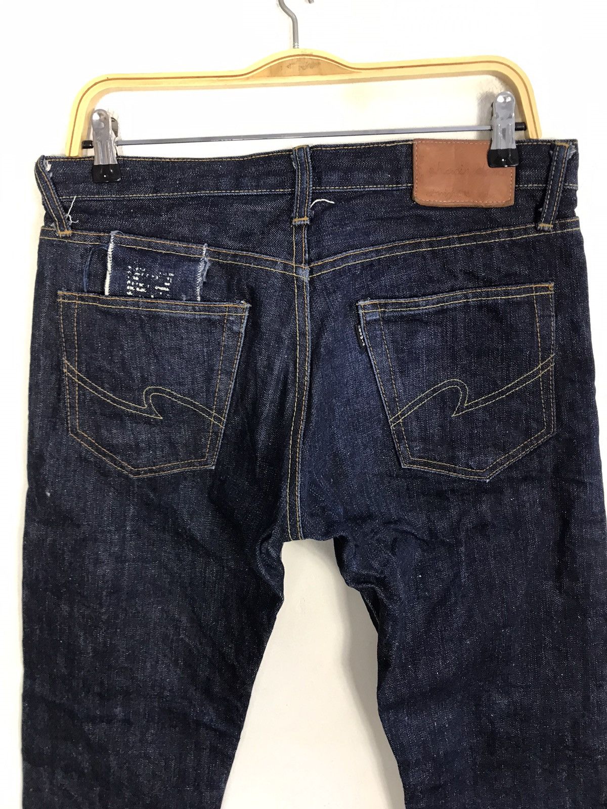 Denime Rare S.h.owin Showin Company Indigo Denim Selvedge Jeans Size US 32 / EU 48 - 5 Thumbnail