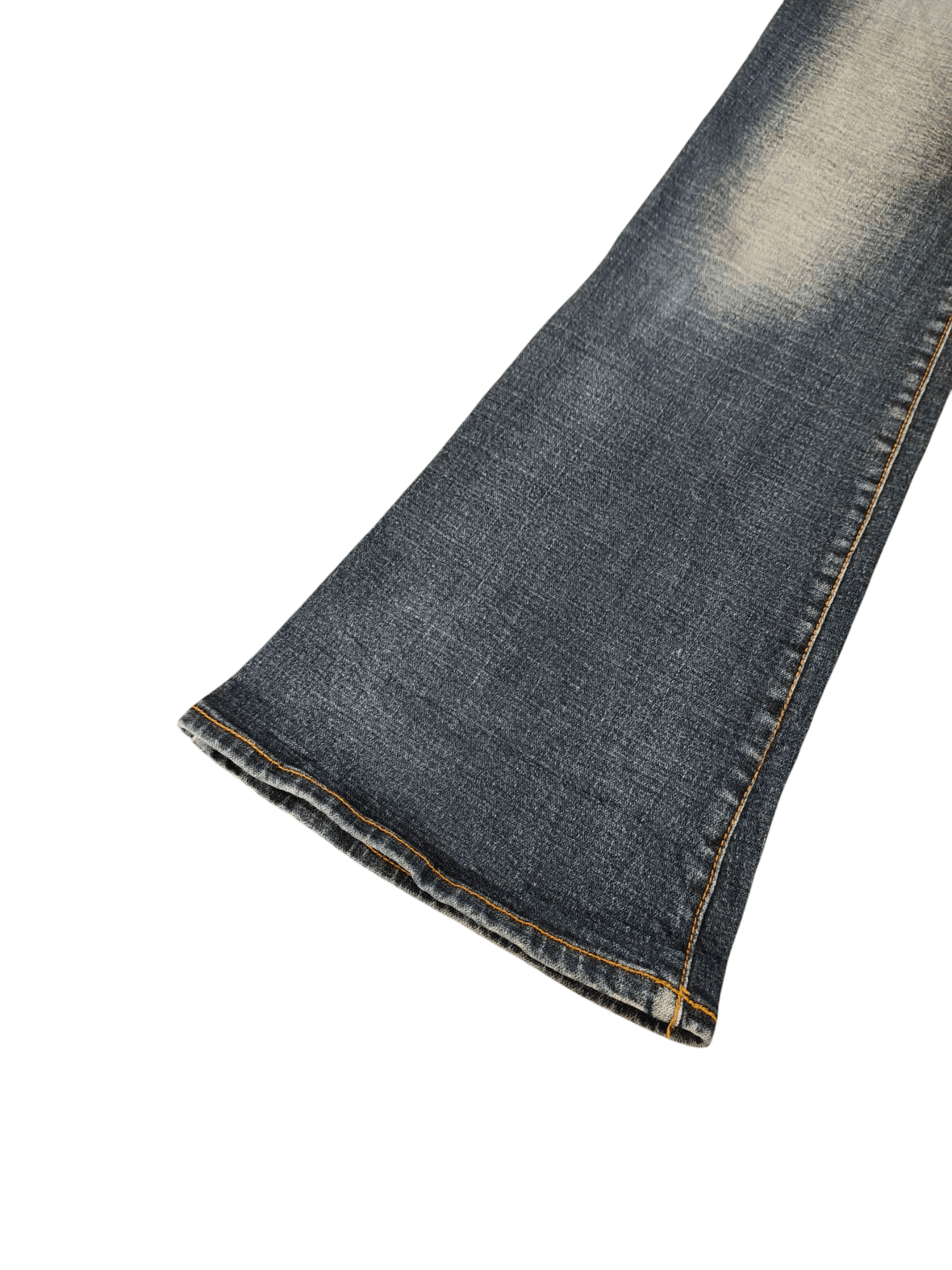 If Six Was Nine Flare Jeans The Vintage Japan Faded Distress Denim Bootcut Size US 30 / EU 46 - 9 Thumbnail