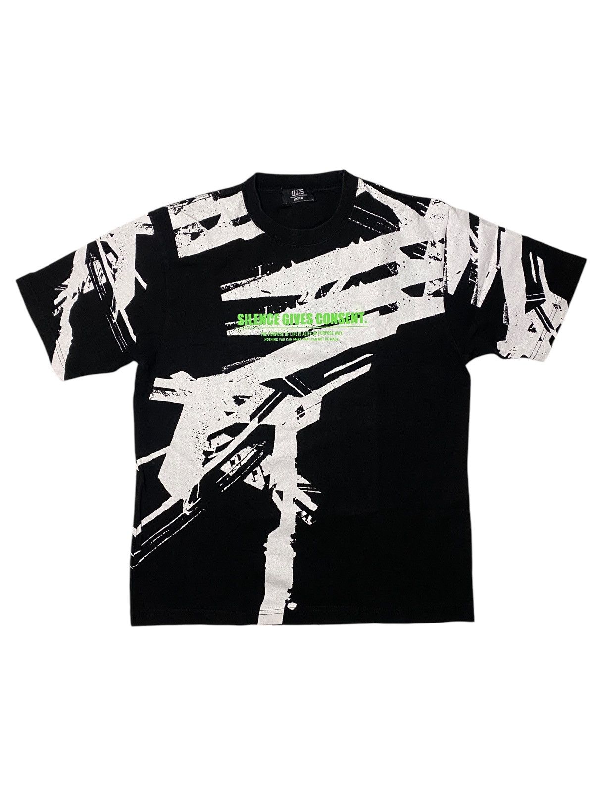 Beauty Beast 2000's Ill's Abstract Emotion Poem Shirt Size US M / EU 48-50 / 2 - 1 Thumbnail