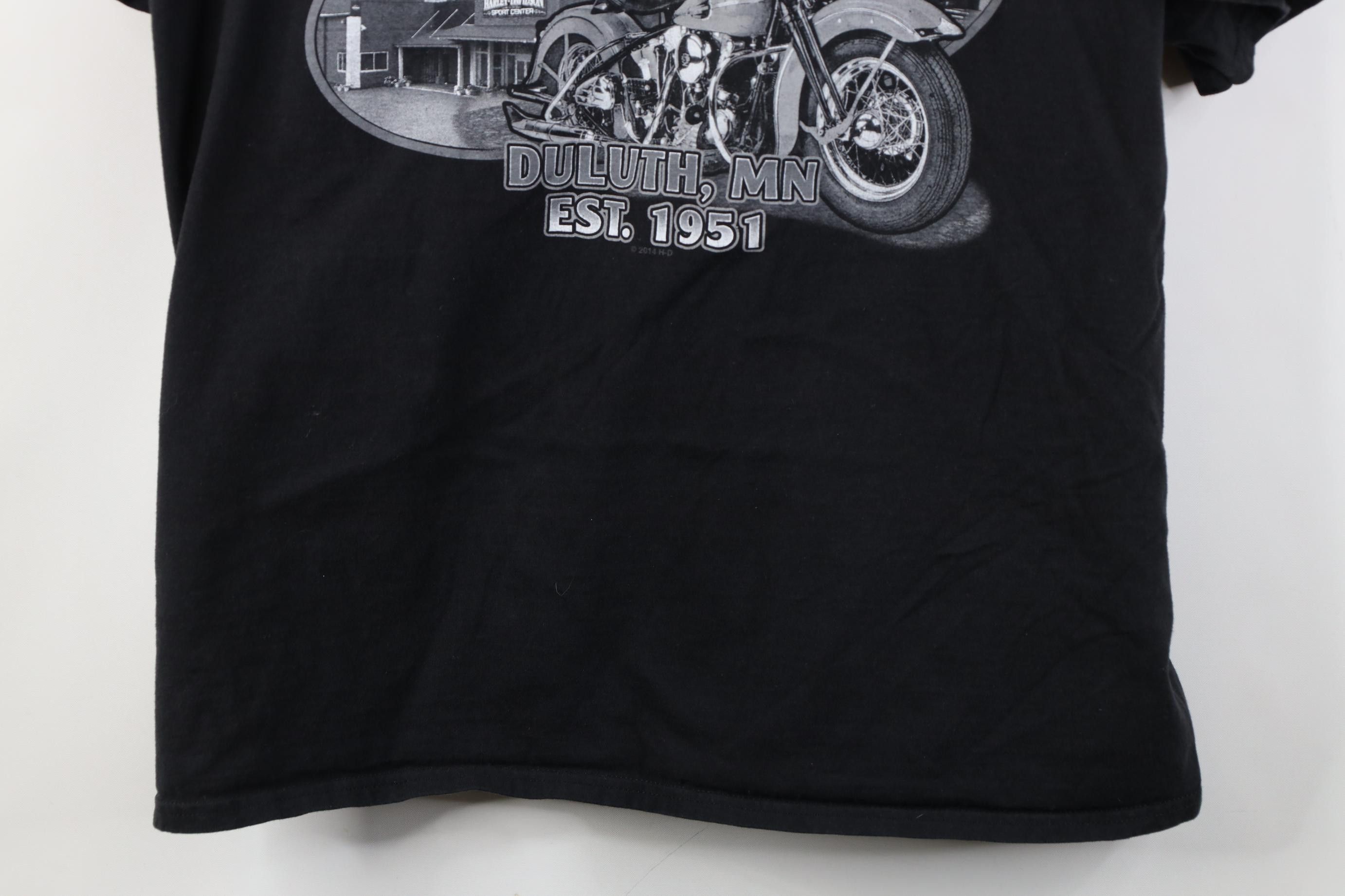 Harley Davidson Vintage Y2K Harley Davidson Skeleton Motorcycle T-Shirt Size US L / EU 52-54 / 3 - 16 Thumbnail