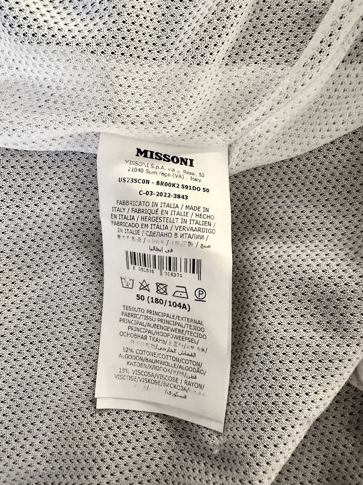 Missoni Missoni Track Jacket FW 2022 Size US M / EU 48-50 / 2 - 5 Thumbnail