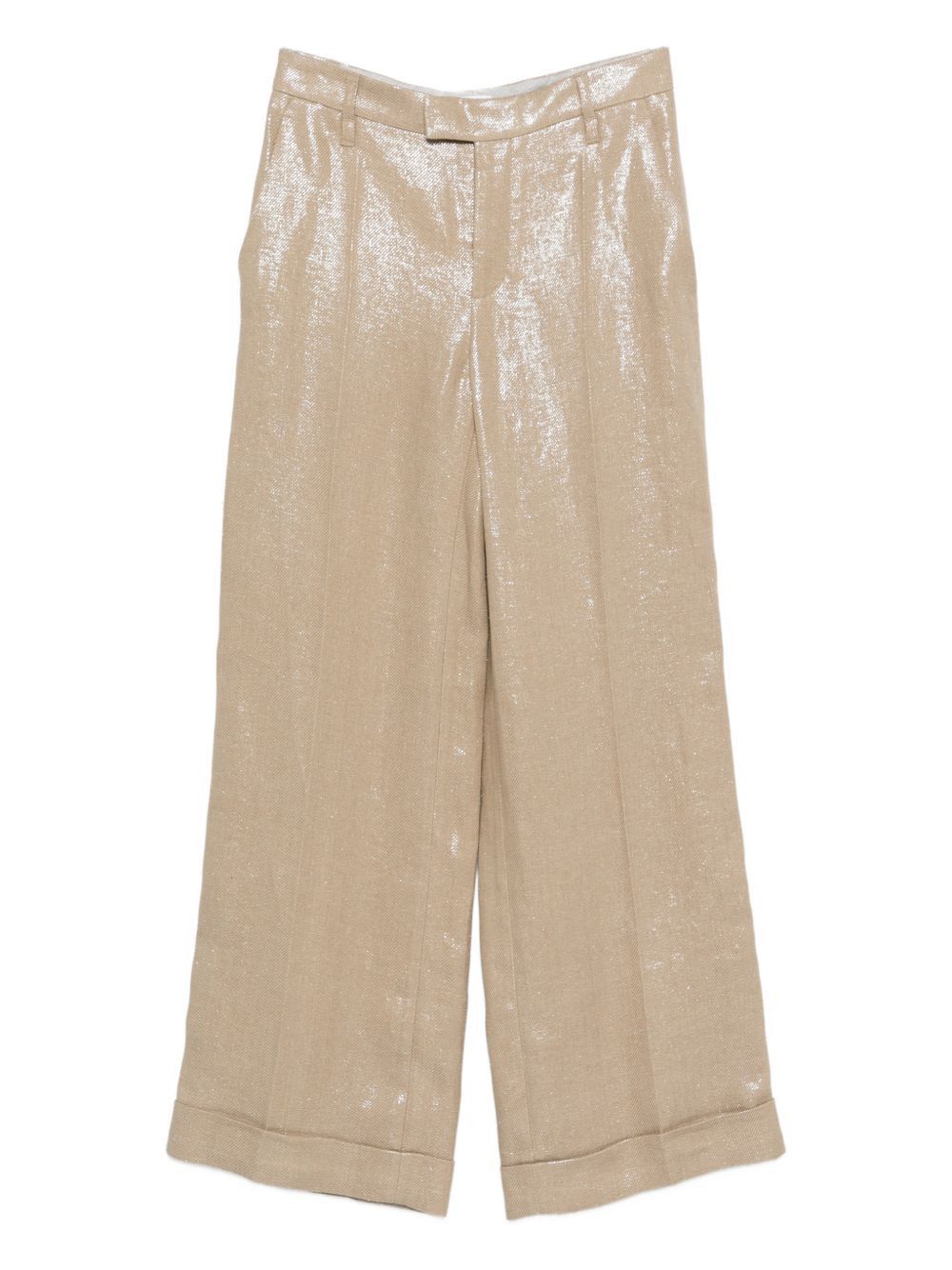 Brunello Cucinelli LINEN TROUSERS Size 27" / US 4 / IT 40 - 1 Thumbnail