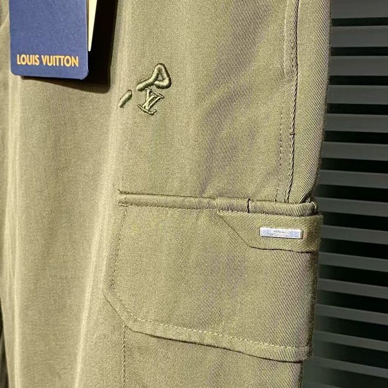 Louis Vuitton Louis Vuitton Trousers Pin logo Jacquard pattern Metal log Size US 42 / EU 58 - 5 Thumbnail
