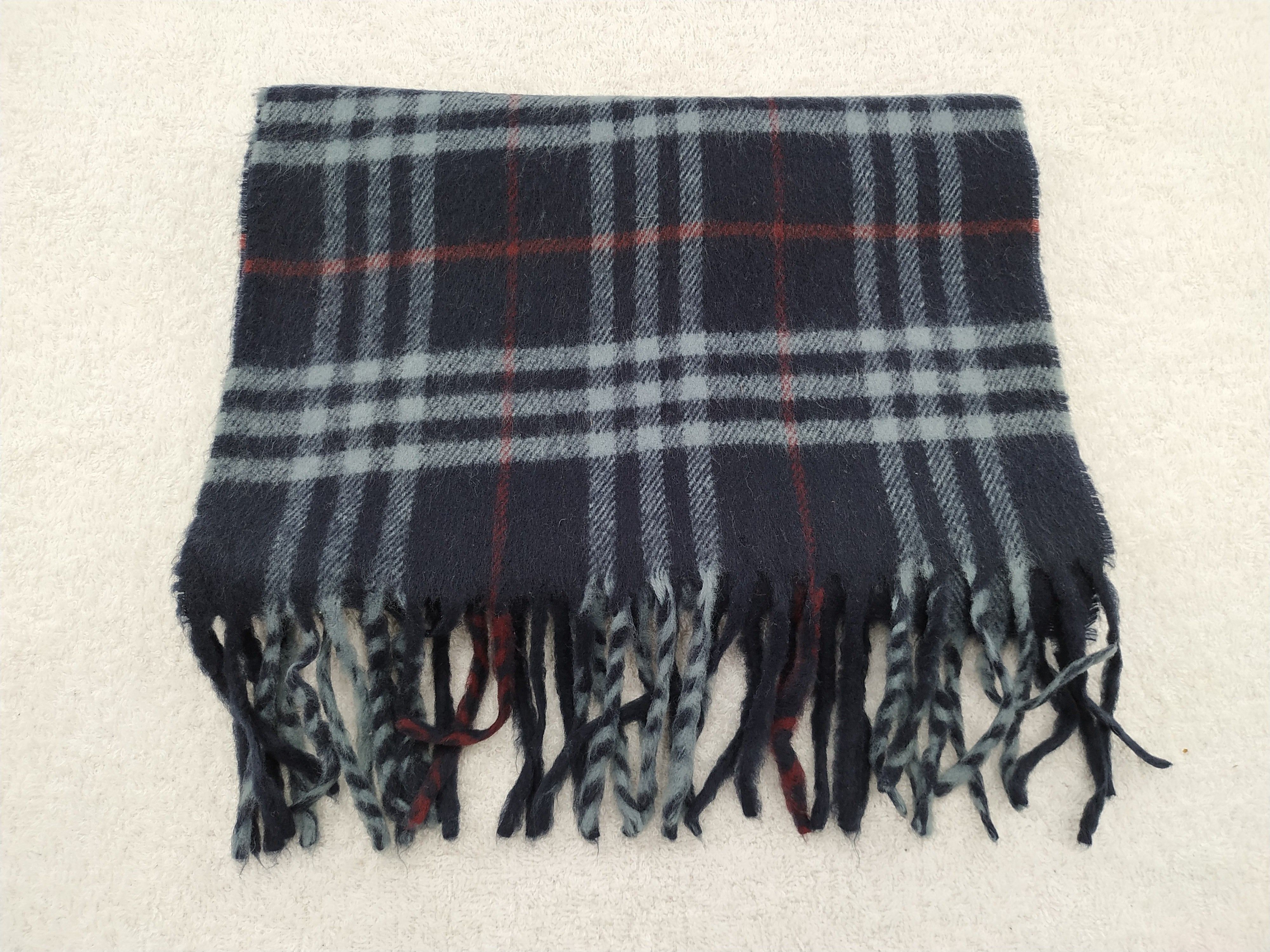 Burberry × Vintage Burberry Scarf / Muffler / Neckwear - WW225 Size ONE SIZE - 3 Thumbnail