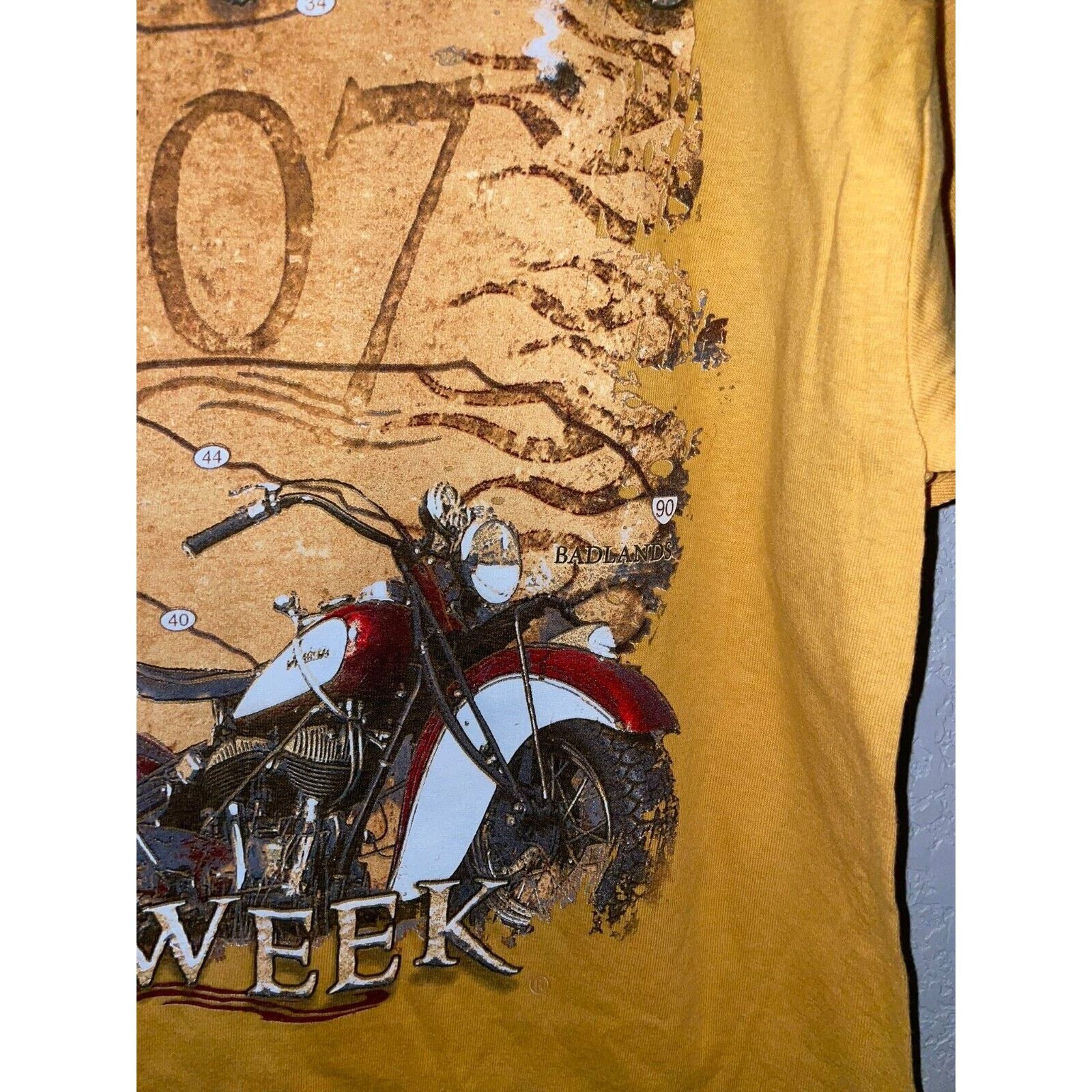 Vintage Vintage Sturgis Bike Week Shirt Motorcycle Map Tee L Large Size US L / EU 52-54 / 3 - 4 Thumbnail