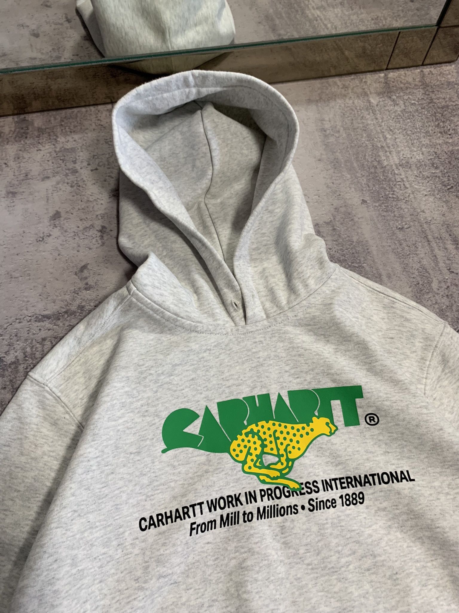 Carhartt Wip Carhartt WIP Hooded Runner S Leopard Graphic Logo Hoodie Size US S / EU 44-46 / 1 - 7 Thumbnail