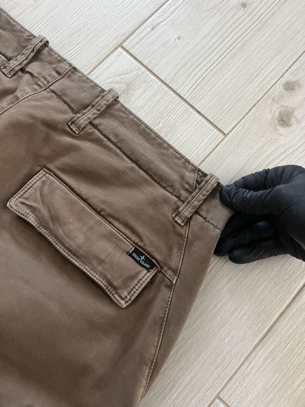 Stone Island Stone Island Multi Pocket Tech Cargo Pants Brown 33 Size Size US 33 - 8 Thumbnail