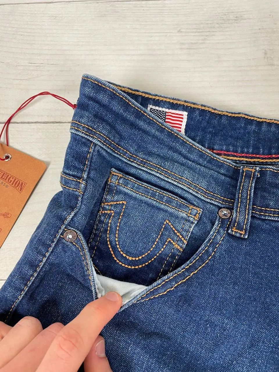 True Religion NEW True Religion Rocco Slim Denim Jeans Japan Y2K Size US 32 / EU 48 - 6 Thumbnail